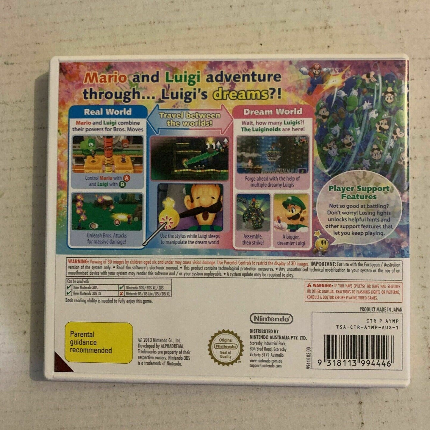Mario & Luigi Dream Team Bros. - Nintendo 3DS