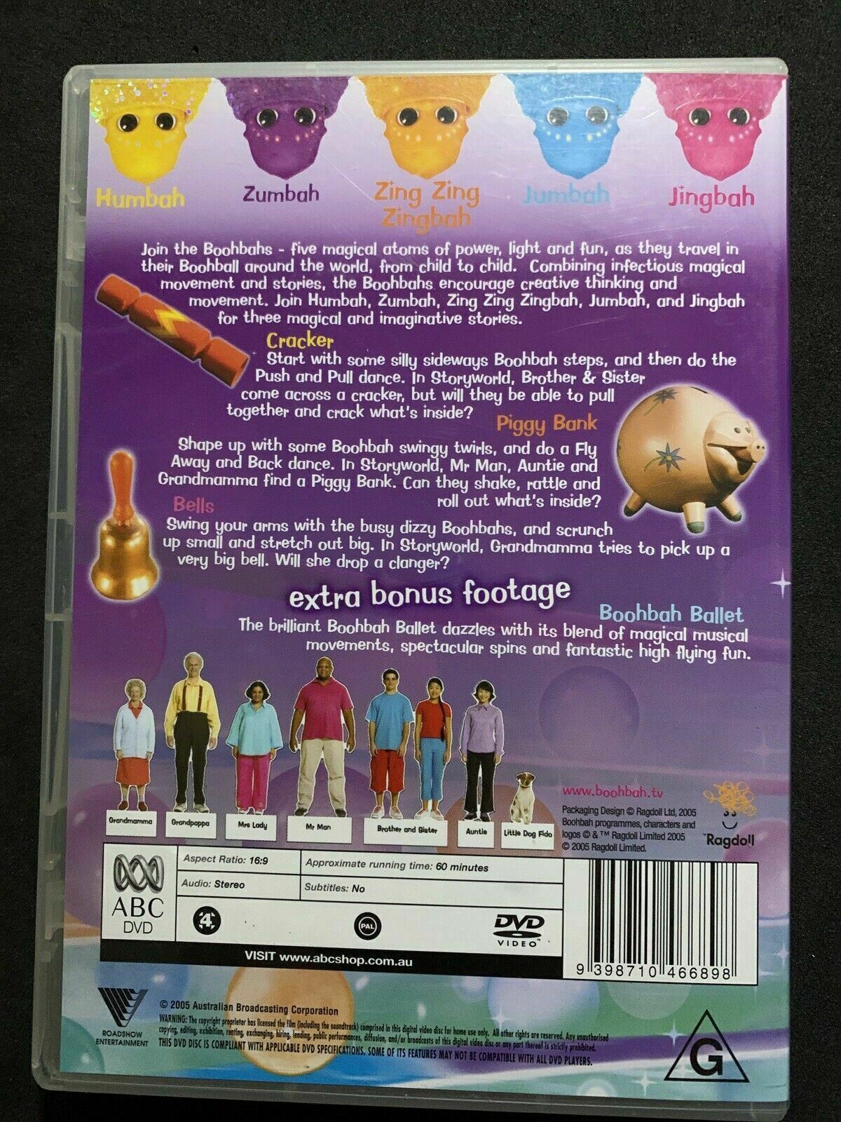 Boohbah! - Cracker and More Boohbah Magic (DVD, 2005) ABC Kids Region 4