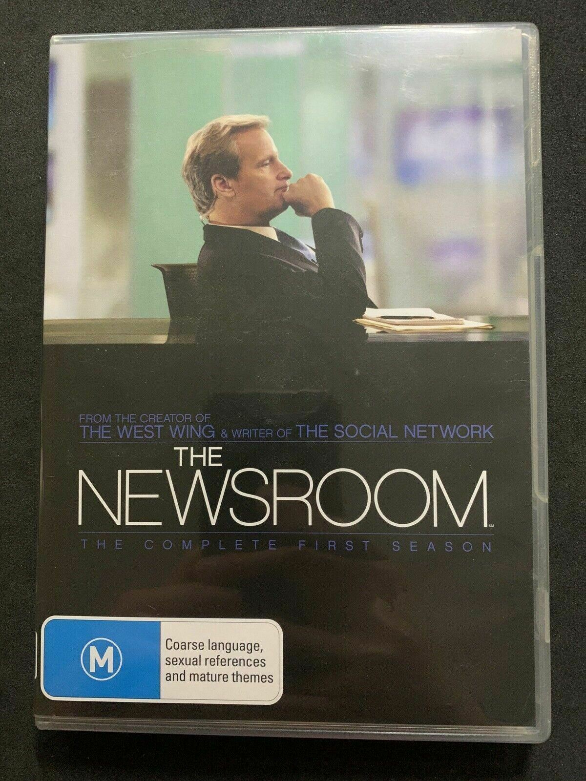 The Newsroom : Season 1 (DVD, 2013, 4-Disc Set) Jeff Daniels. Region 4
