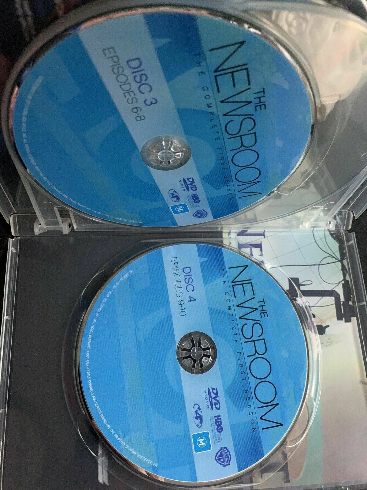 The Newsroom : Season 1 (DVD, 2013, 4-Disc Set) Jeff Daniels. Region 4