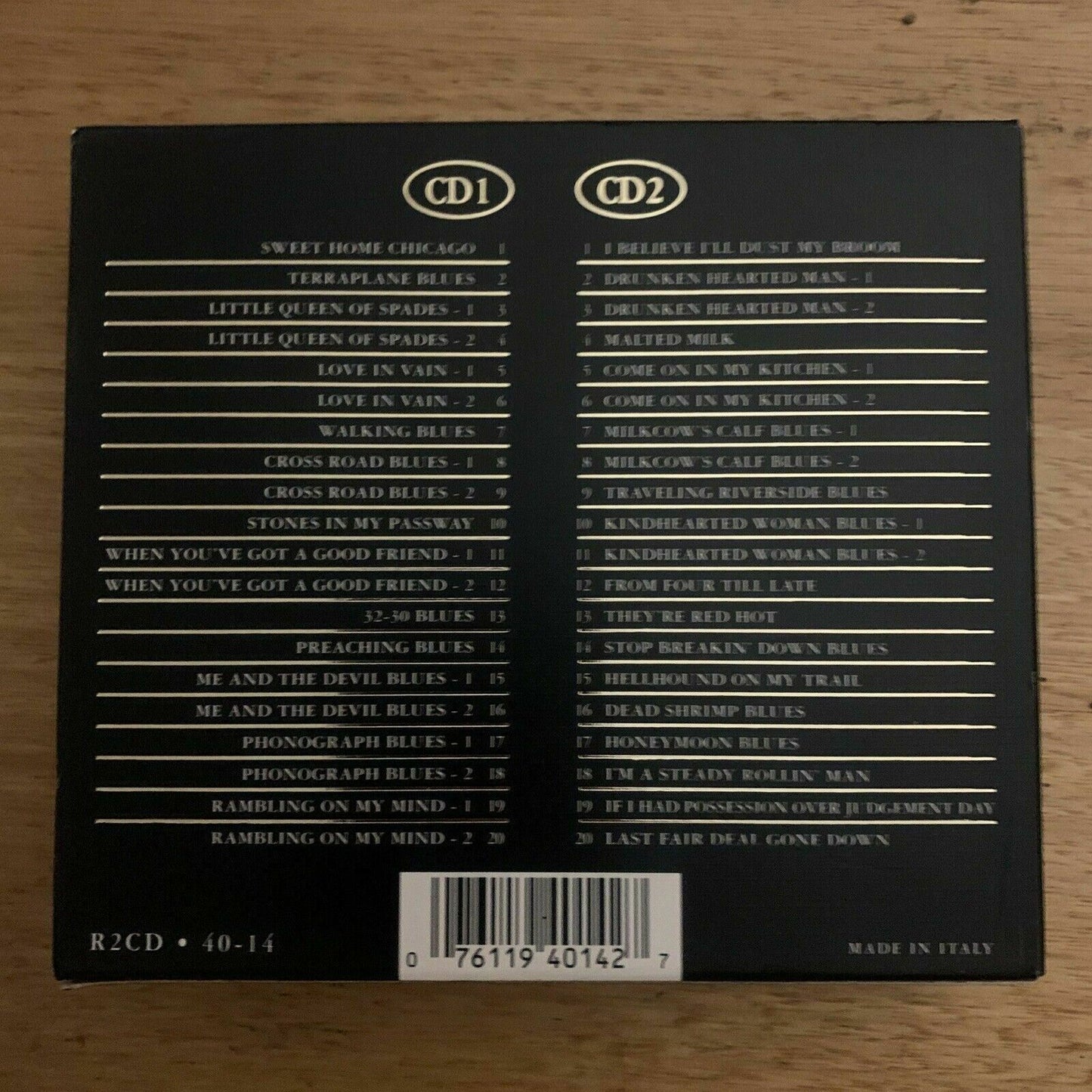 Gold Collection by Robert Johnson (CD, Apr-1998, 2 Discs, Gold (UK))