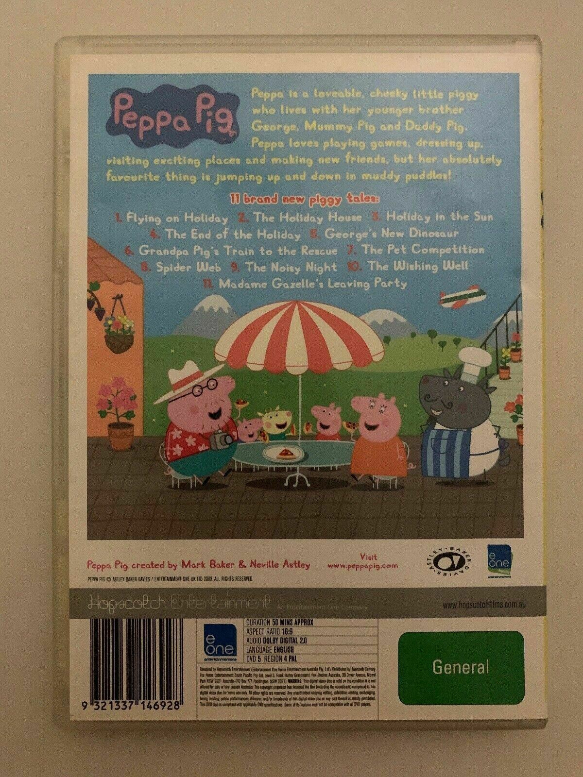 Peppa Pig - The Holiday (DVD, 2013)