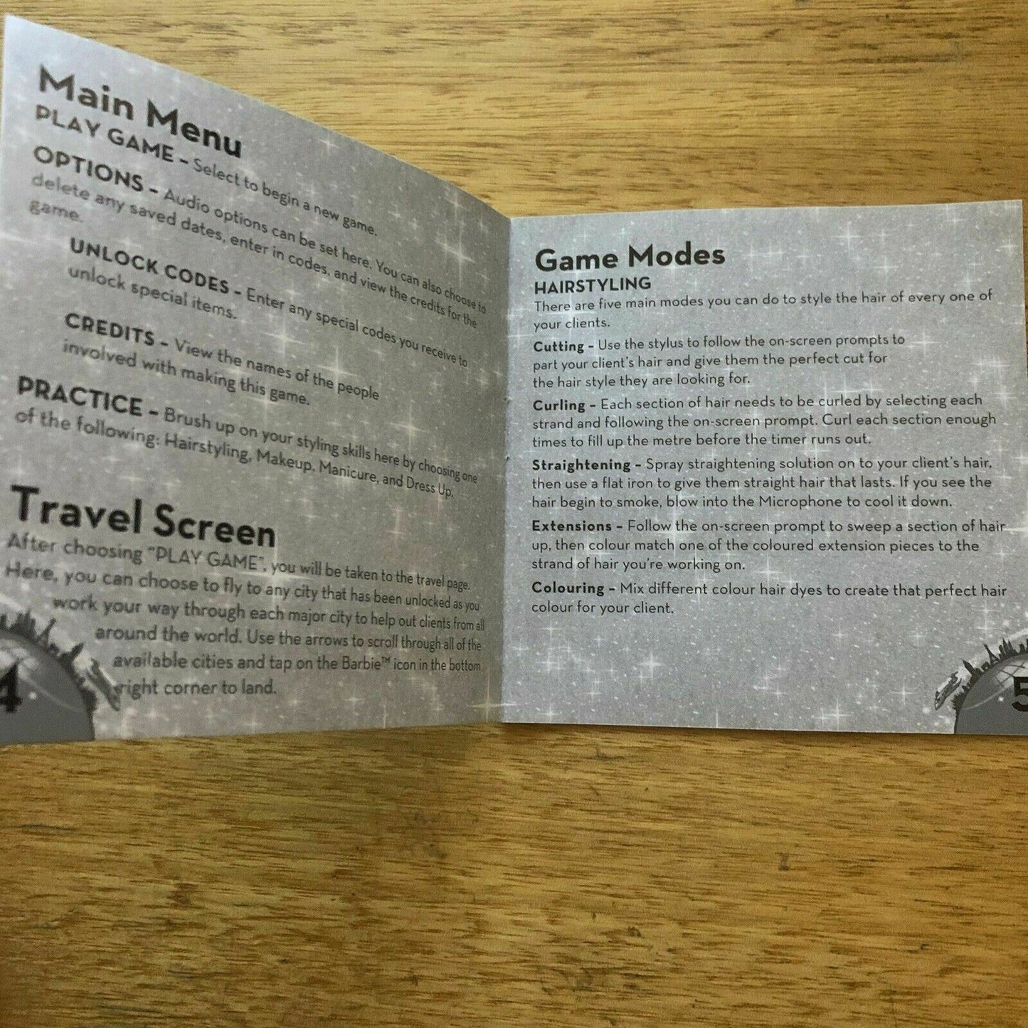 Barbie: Jet, Set and Style NDS Nintendo DS Game (complete with Manual)