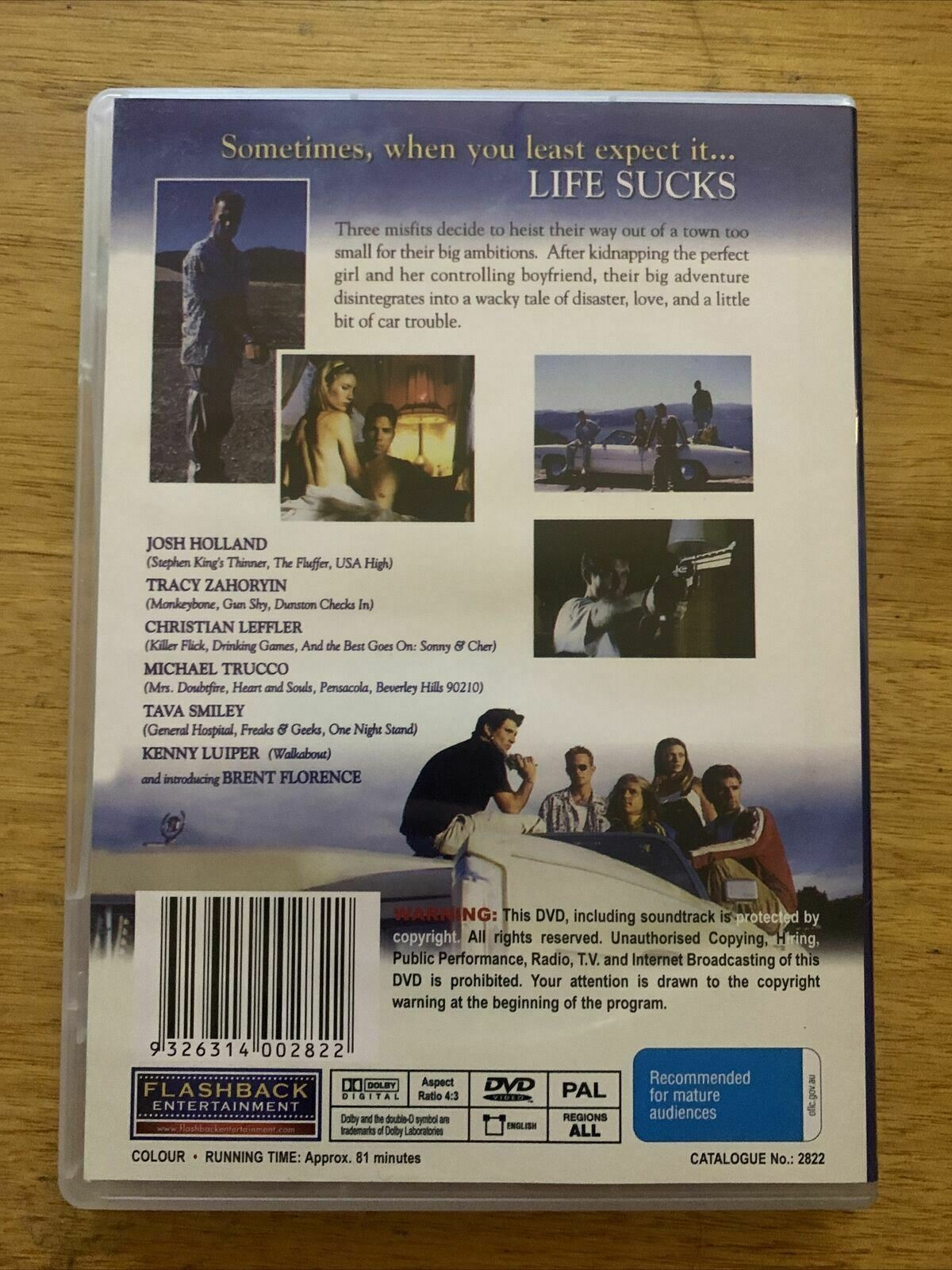 A Girl, 3 Guys And A Gun (DVD, 2000) Josh Holland, Tracy Zahoryin