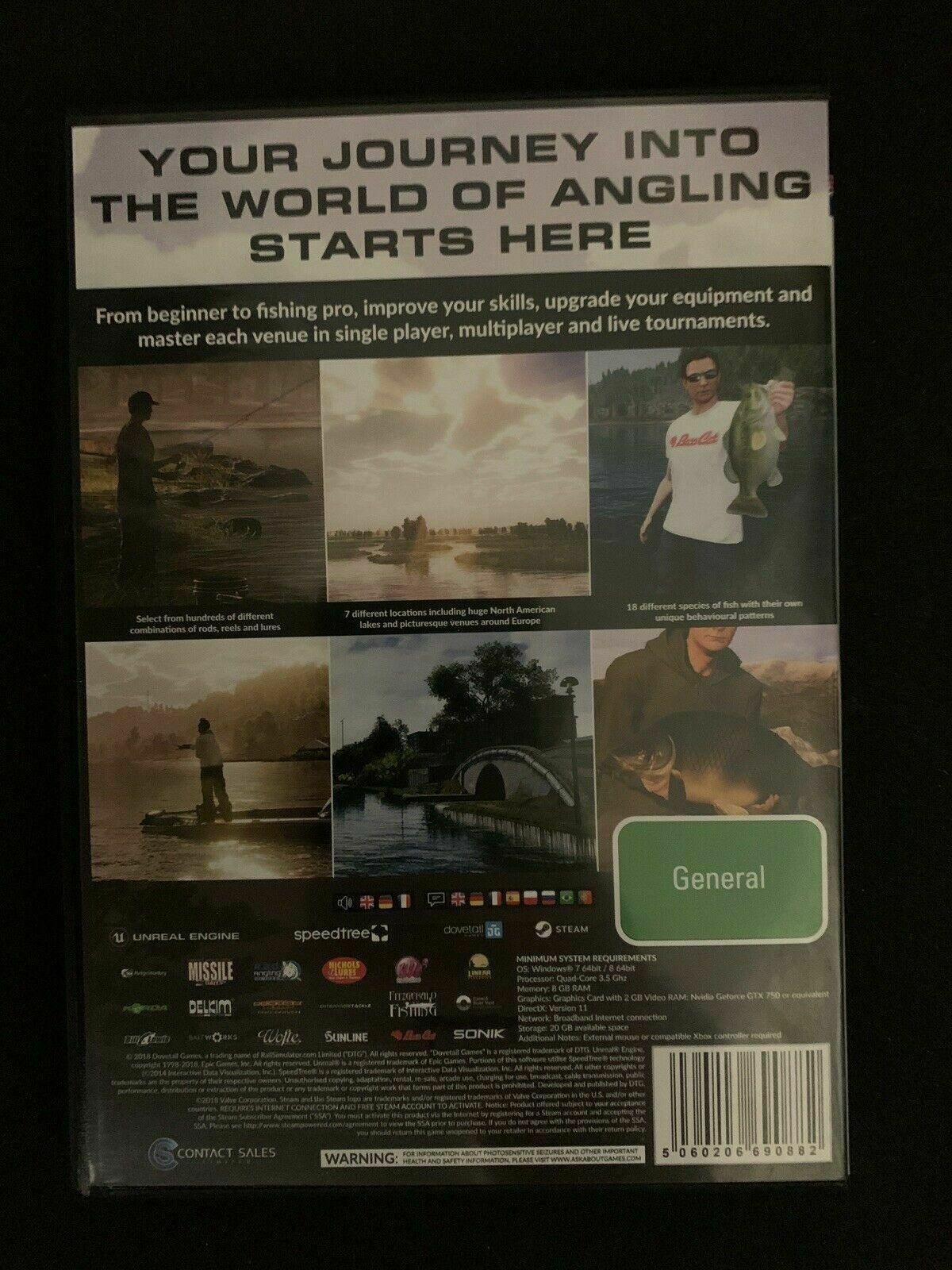 Fishing Sim World - PC GAME BRAND NEW Fish Sim - Dovetail Games