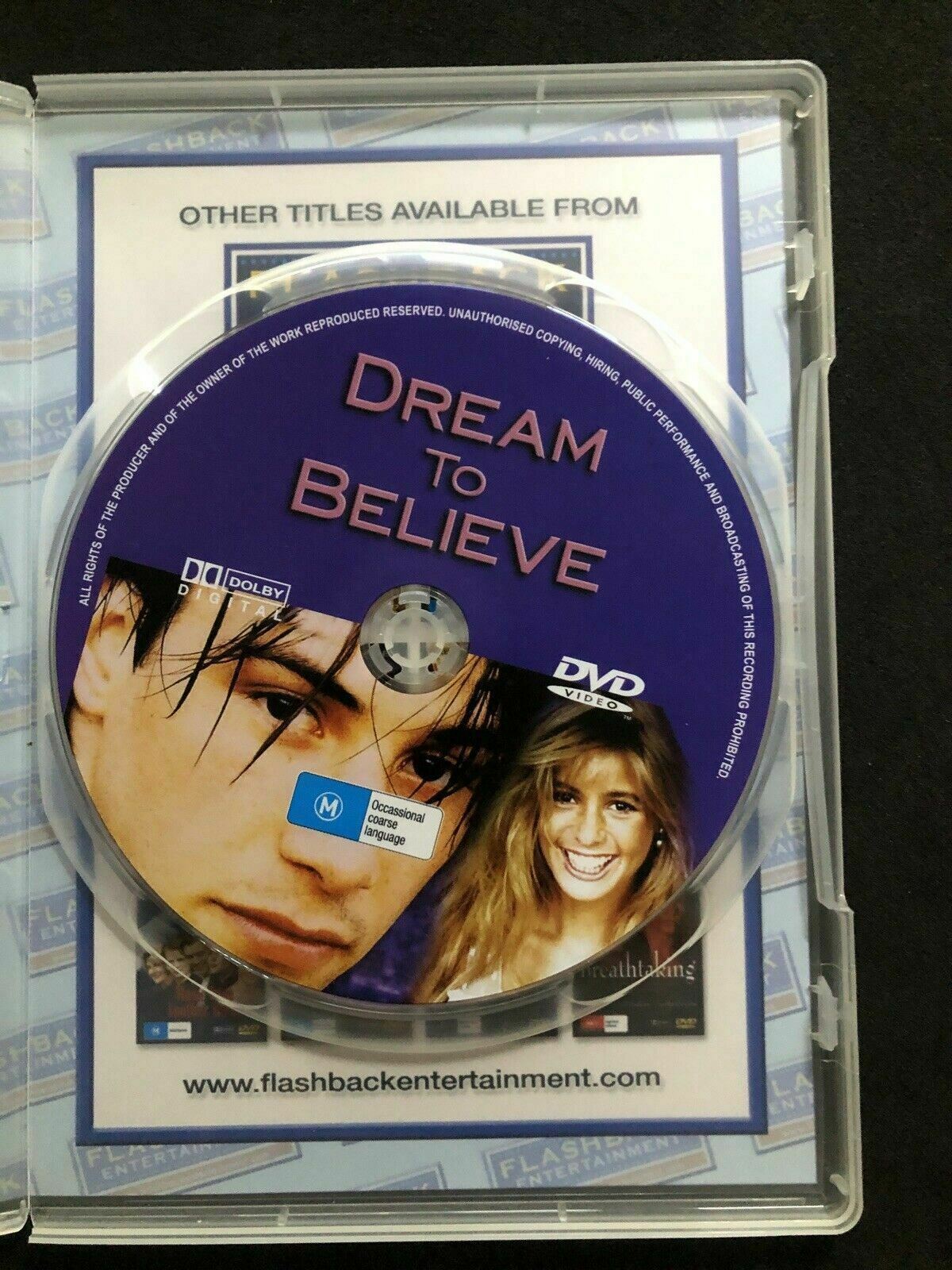 Dream to Believe (DVD,1986) Drama Gymnatics - Keanu Reeves, Olivia D'Abo