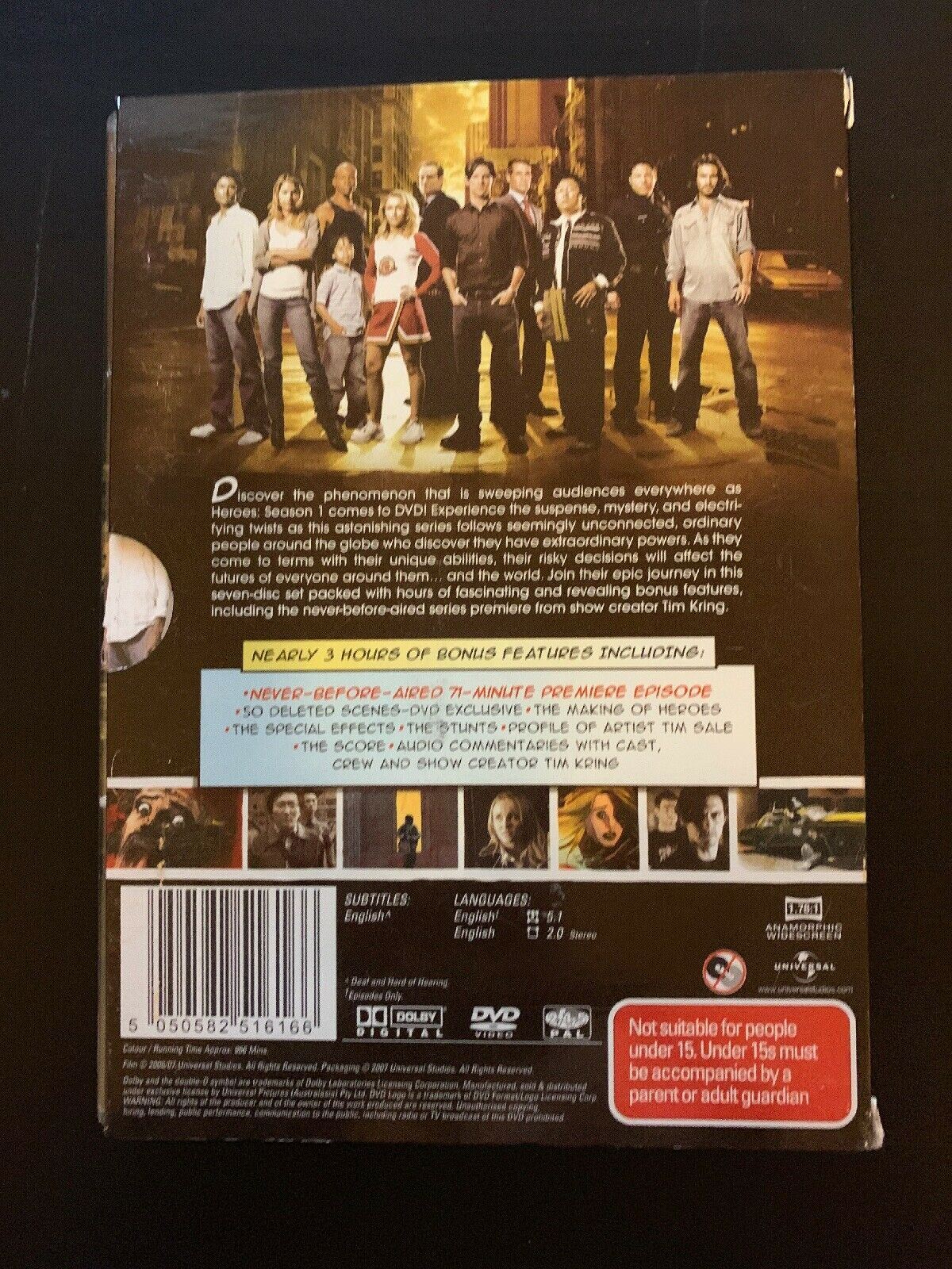 Heroes : Season 1 (DVD, 2007, 7-Disc Set)