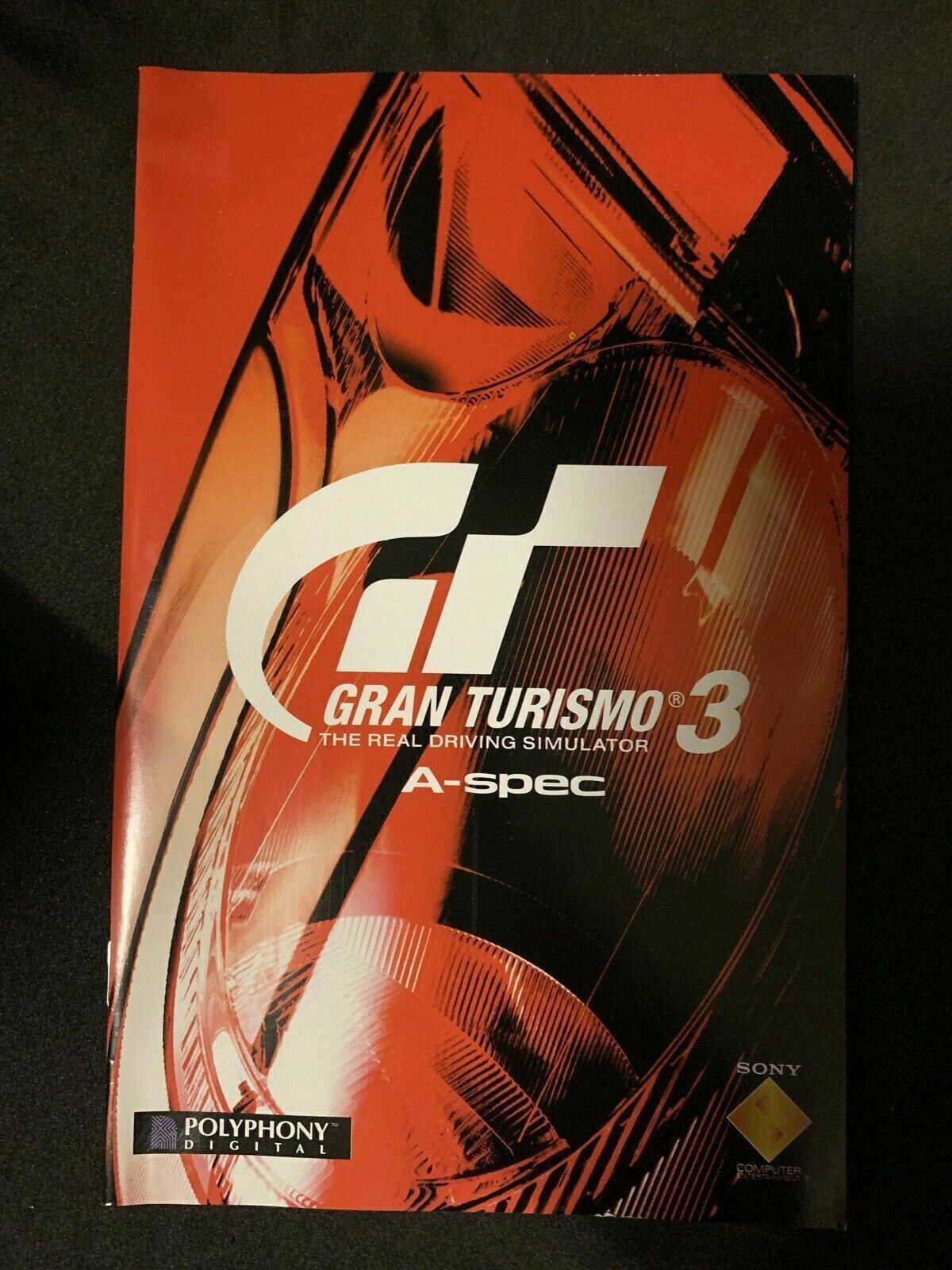 Gran Turismo 3: A-Spec - Platinum (Sony PlayStation 2, 2001) with Manual