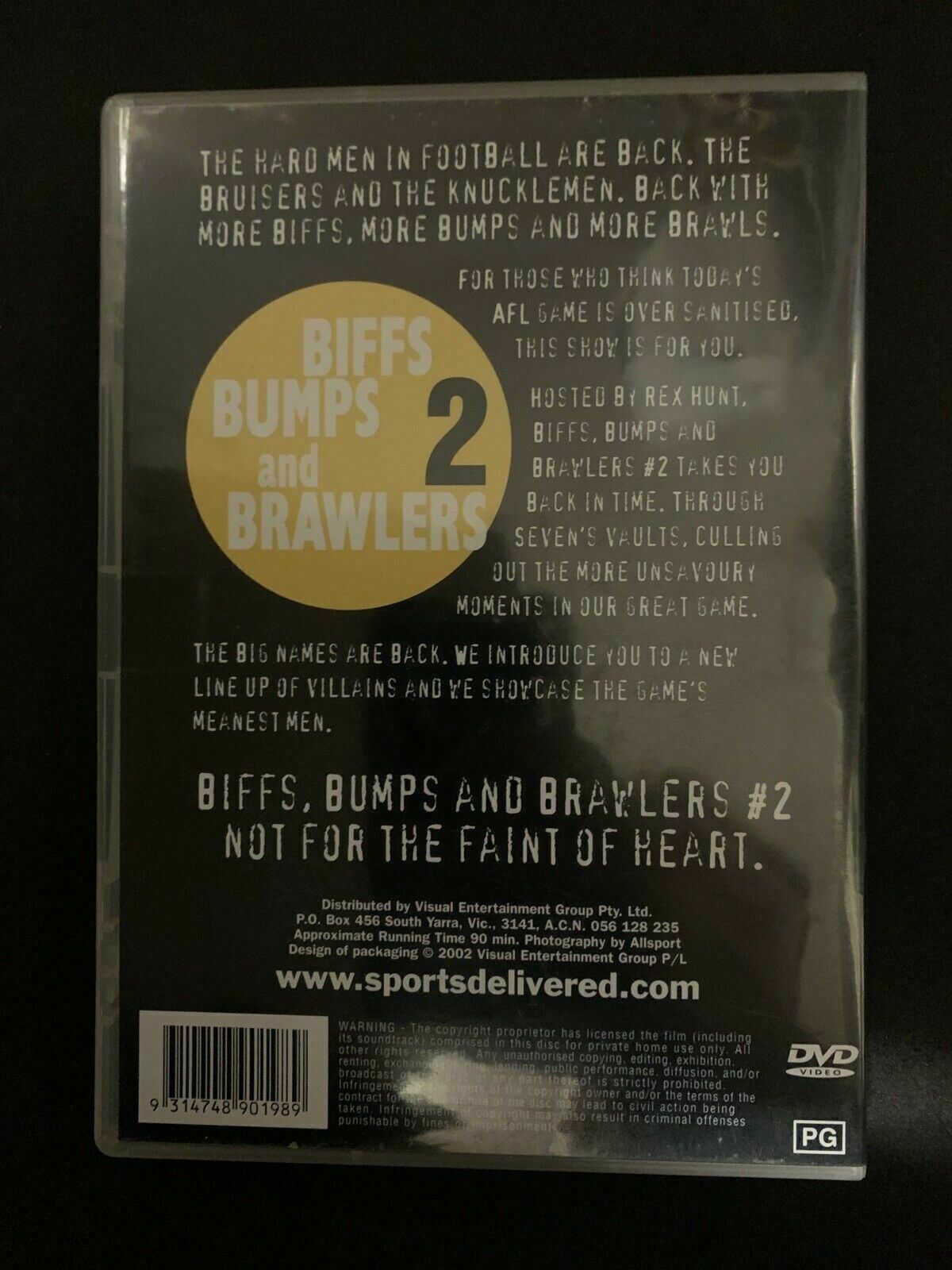 AFL Biffs, Bumps And Brawlers : Vol 2 (DVD, 2002)