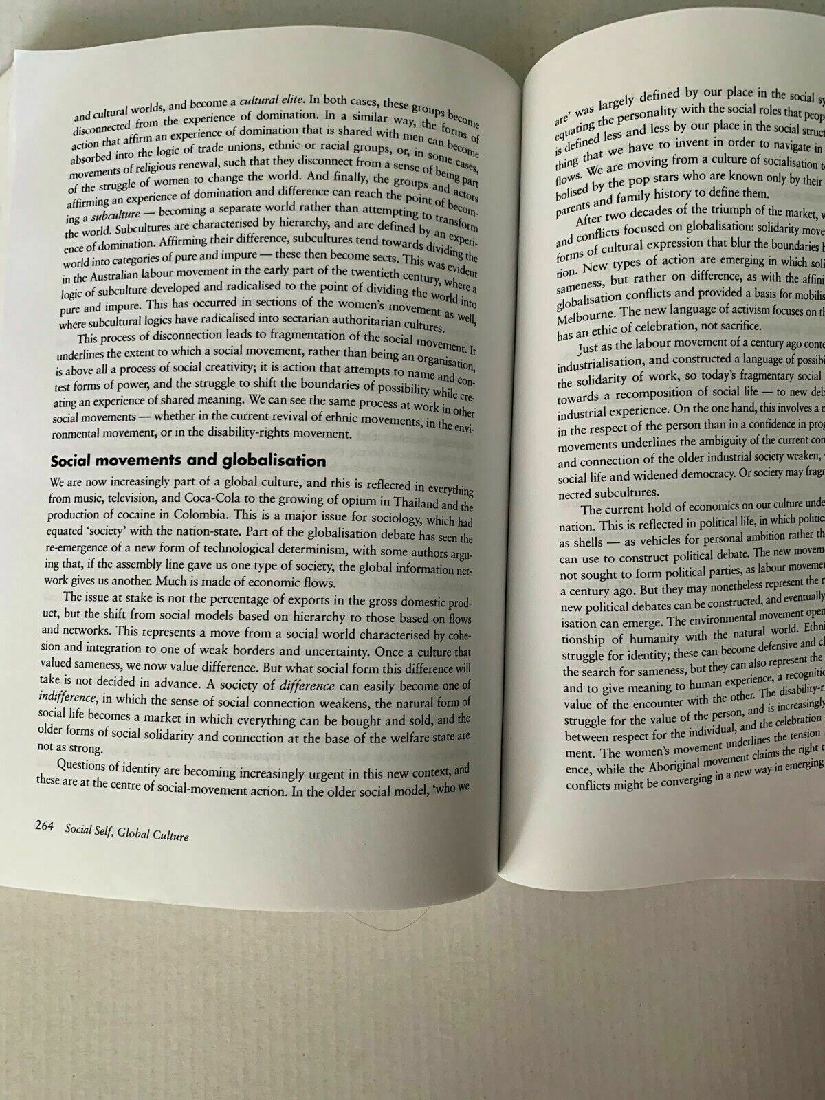 Social Self, Global Culture: An Introduction to Sociological Ideas by Oxford...