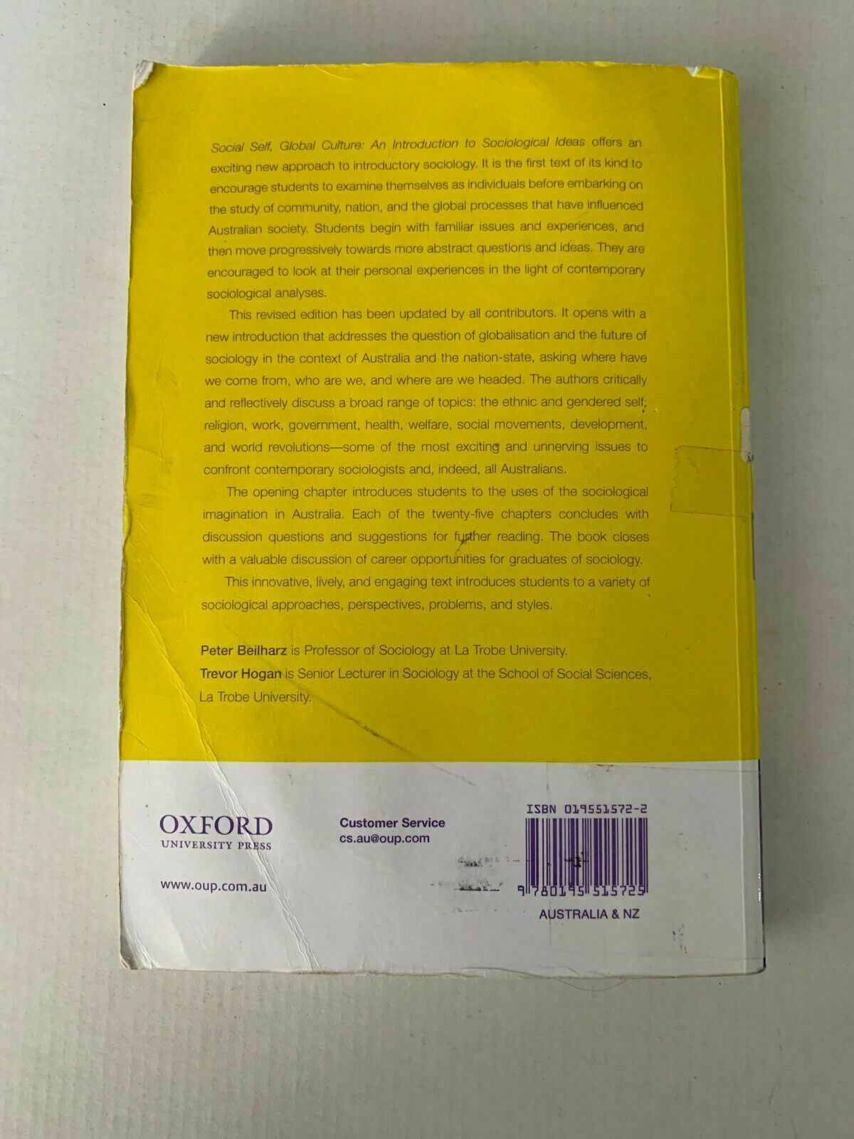 Social Self, Global Culture: An Introduction to Sociological Ideas by Oxford...
