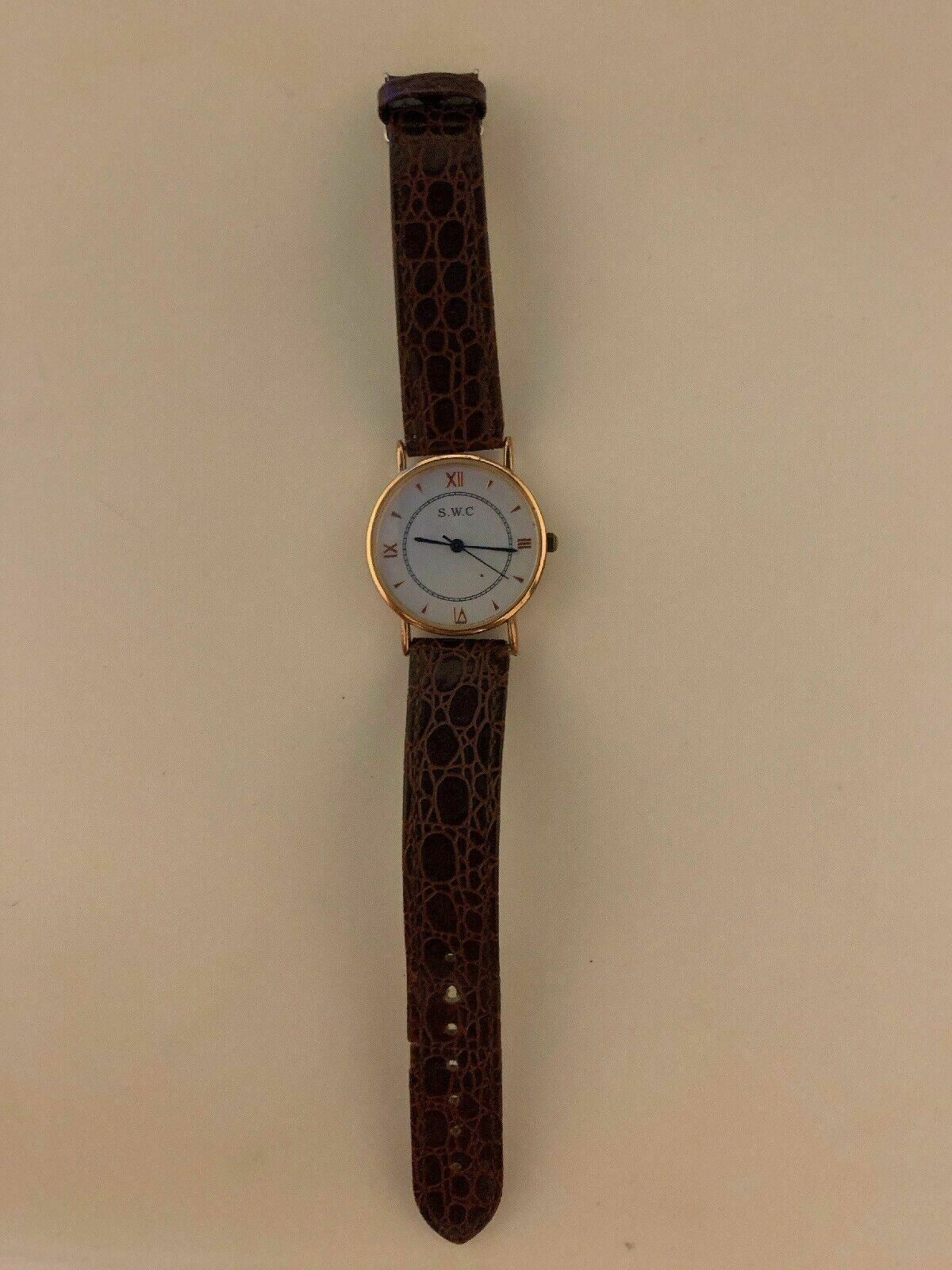 SWC Stainless Steel Back Water Resistant Analogue Watch 6069