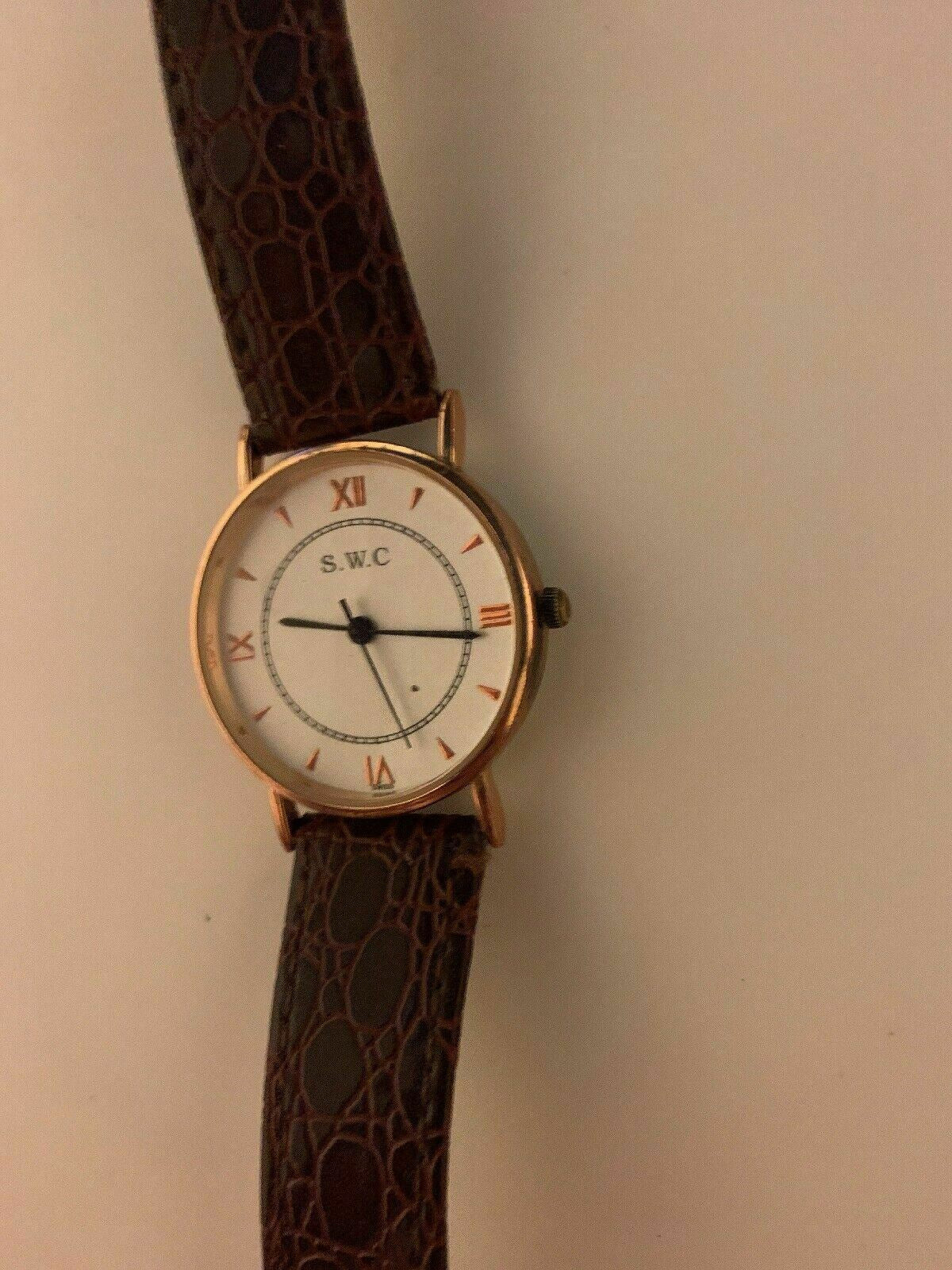 SWC Stainless Steel Back Water Resistant Analogue Watch 6069