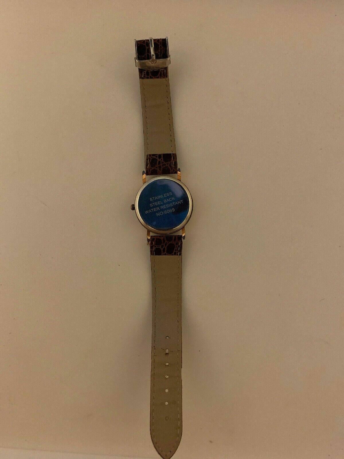 SWC Stainless Steel Back Water Resistant Analogue Watch 6069
