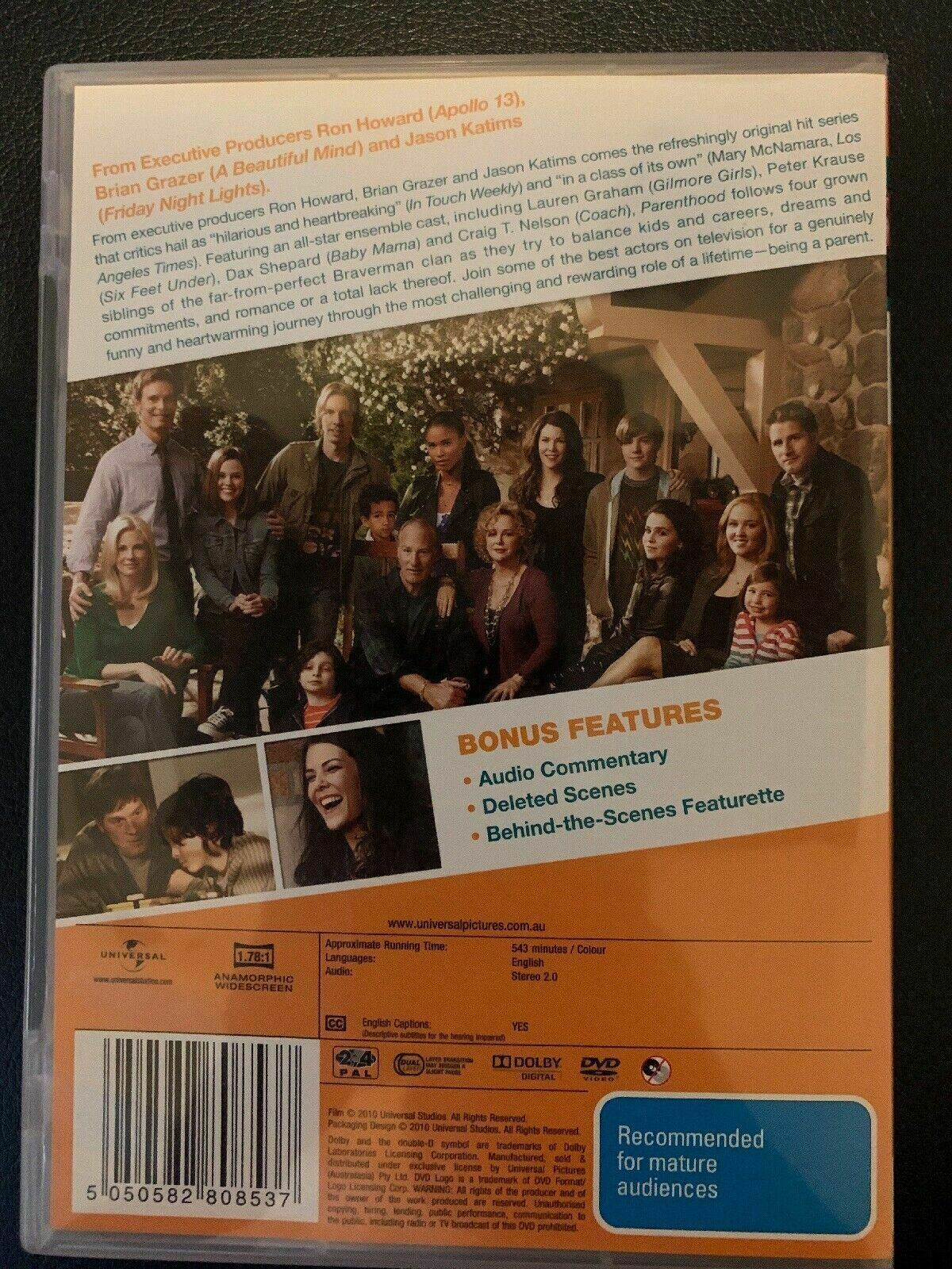 Parenthood : Season 1 (DVD, 2010, 4-Disc Set) Region 4