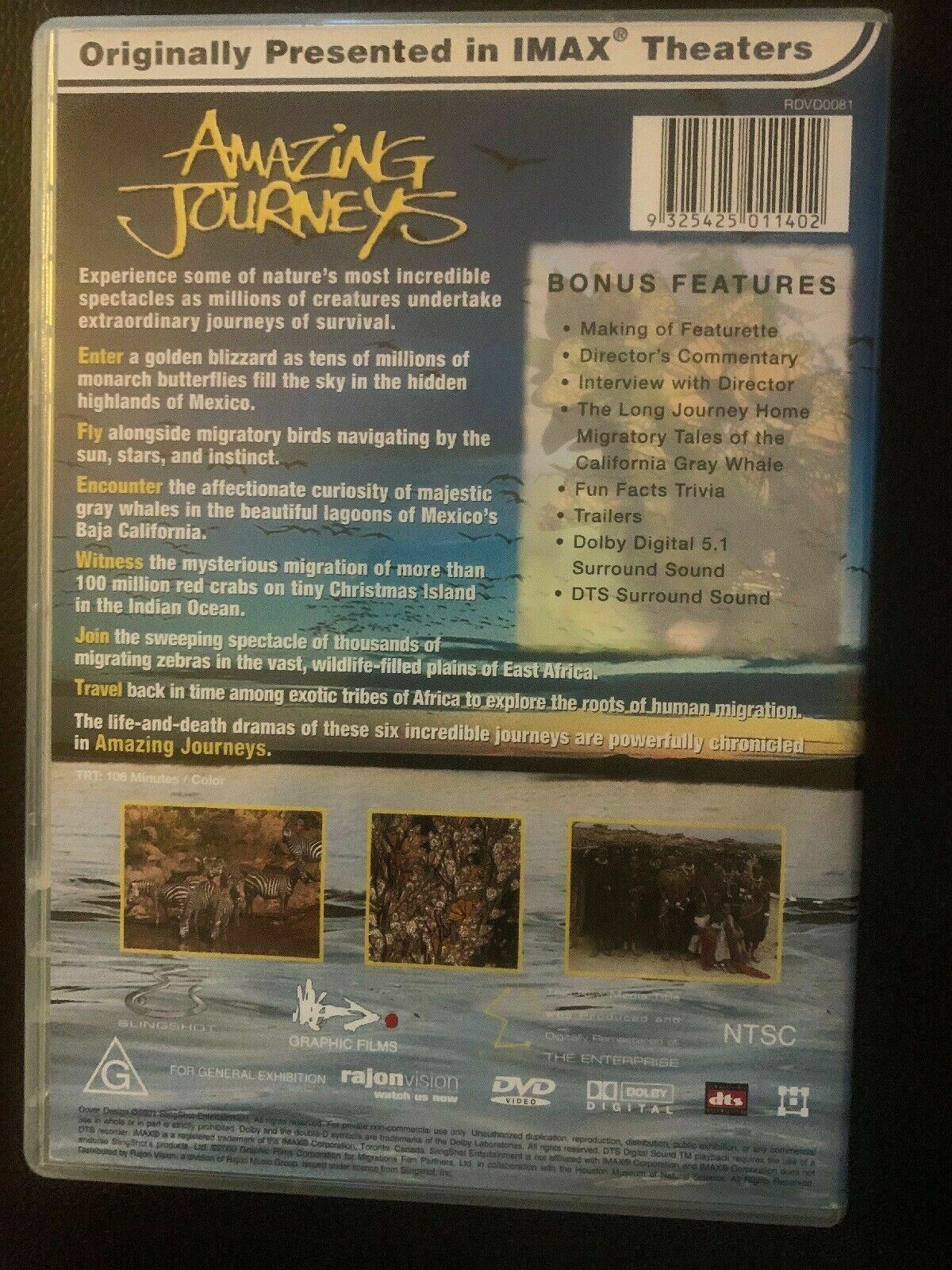 Imax - Amazing Journeys DVD
