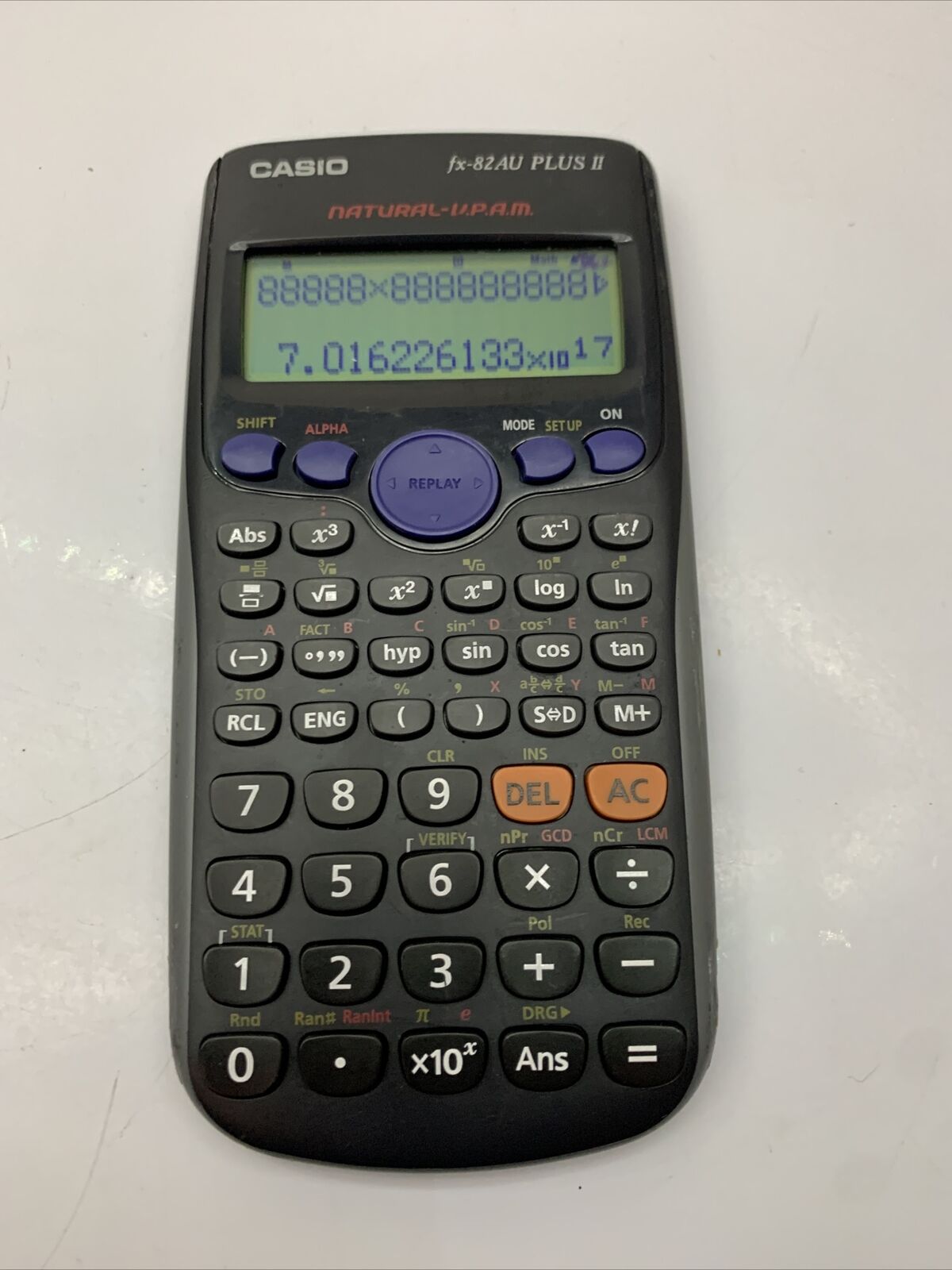 Casio FX82AU PLUS II Scientific Calculator with Cover