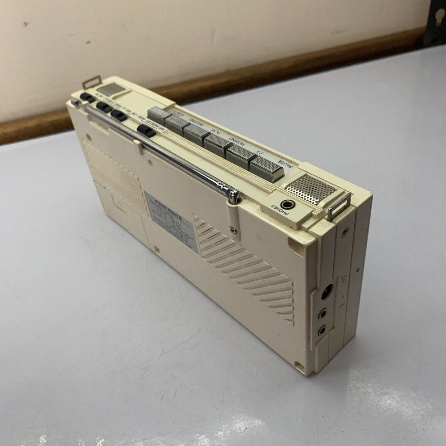 Asahi FairMate Mini Stereo Radio Cassette Player Recorder *For Parts Or Repair