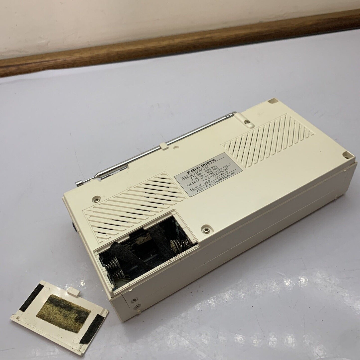 Asahi FairMate Mini Stereo Radio Cassette Player Recorder *For Parts Or Repair