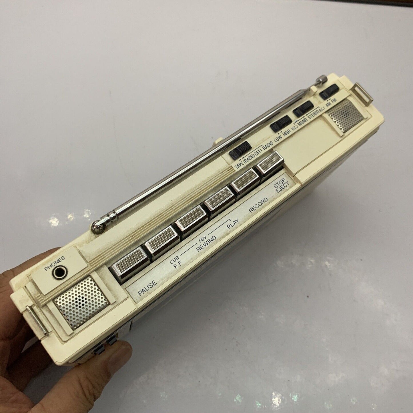 Asahi FairMate Mini Stereo Radio Cassette Player Recorder *For Parts Or Repair