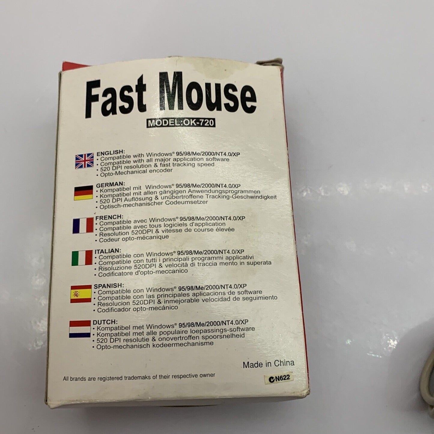 A4Tech Mouse Ball Wired PS/2 OK-720
