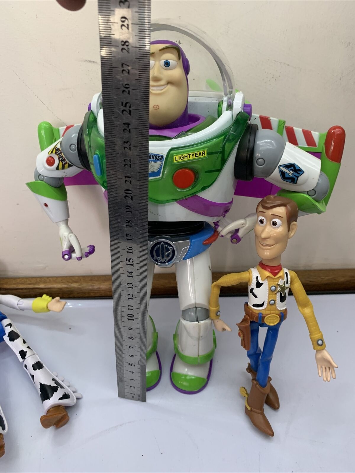 3x Toy Story Figure Buzz Lightyear Blue Belt Woody Jessie Disney Pixar Mattel
