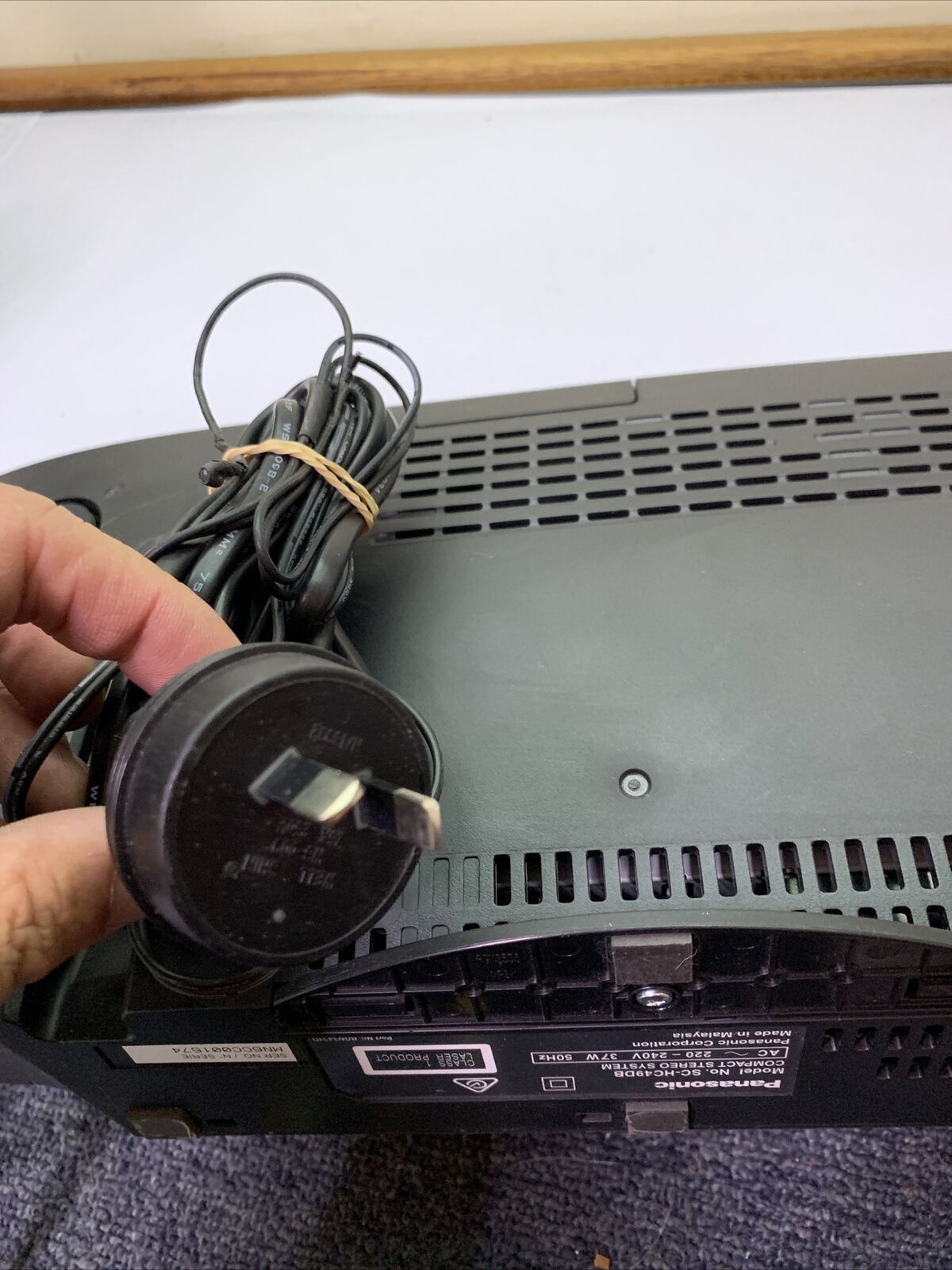 Panasonic SC-HC49DB Micro CD Player DAB+FM USB BT *iPod Dock Not Working