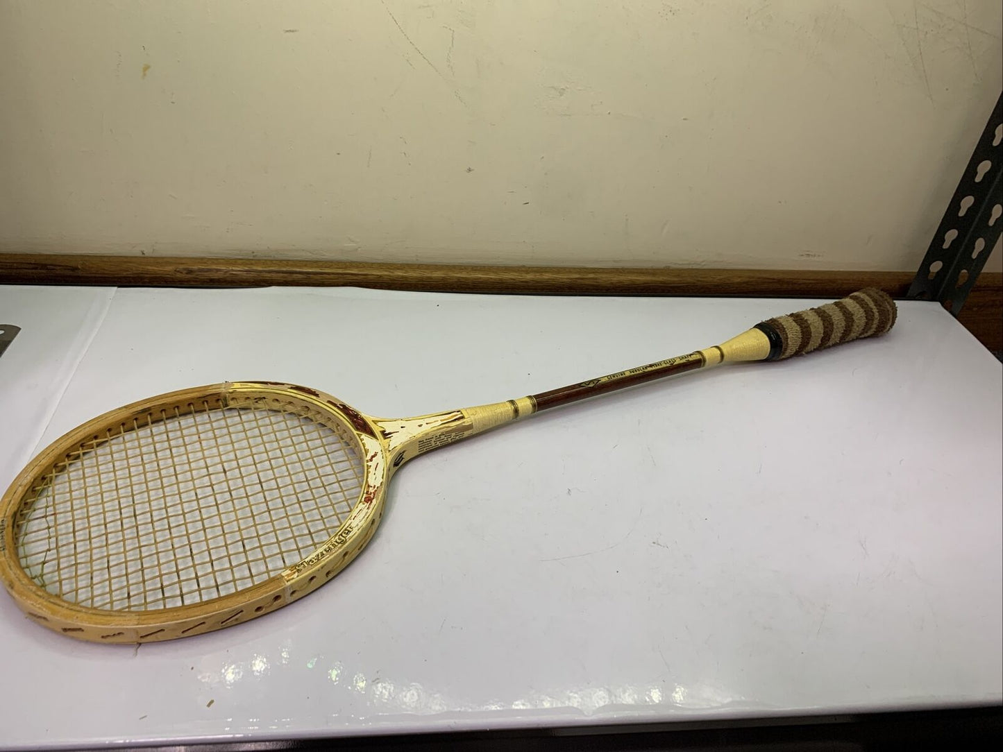 Vintage Slazenger Challenge Smooth Wood Racquet