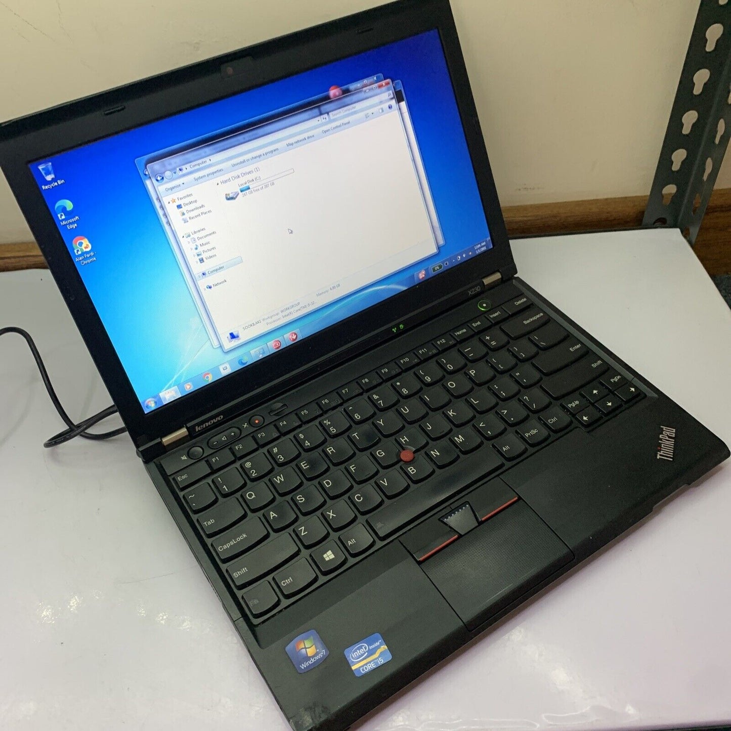 Lenovo Thinkpad Laptop X230 12.5" Intel i5-3210M 2.5Ghz 4GB 300GB Windows 7