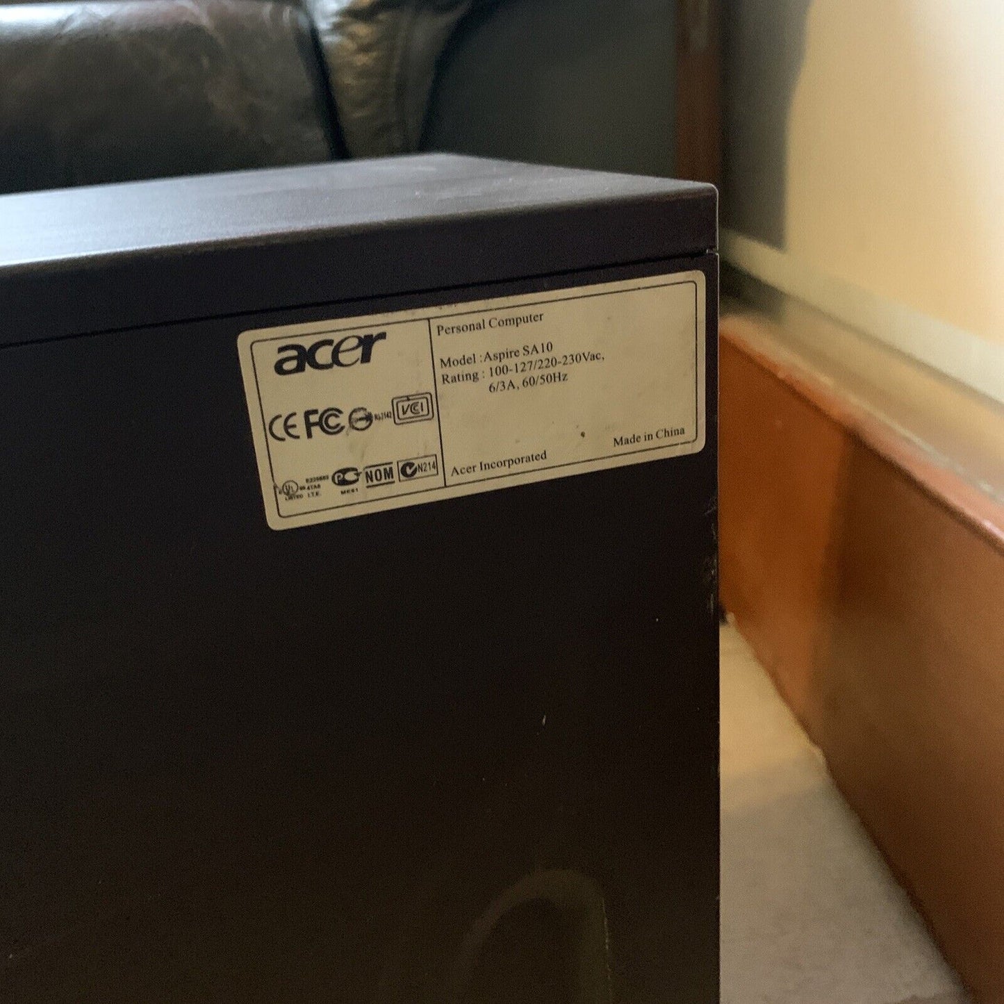 Acer Aspire SA10 Desktop Intel Pentium D 2.8 GHz 2GB Ram DVD-RW No HDD Vintage