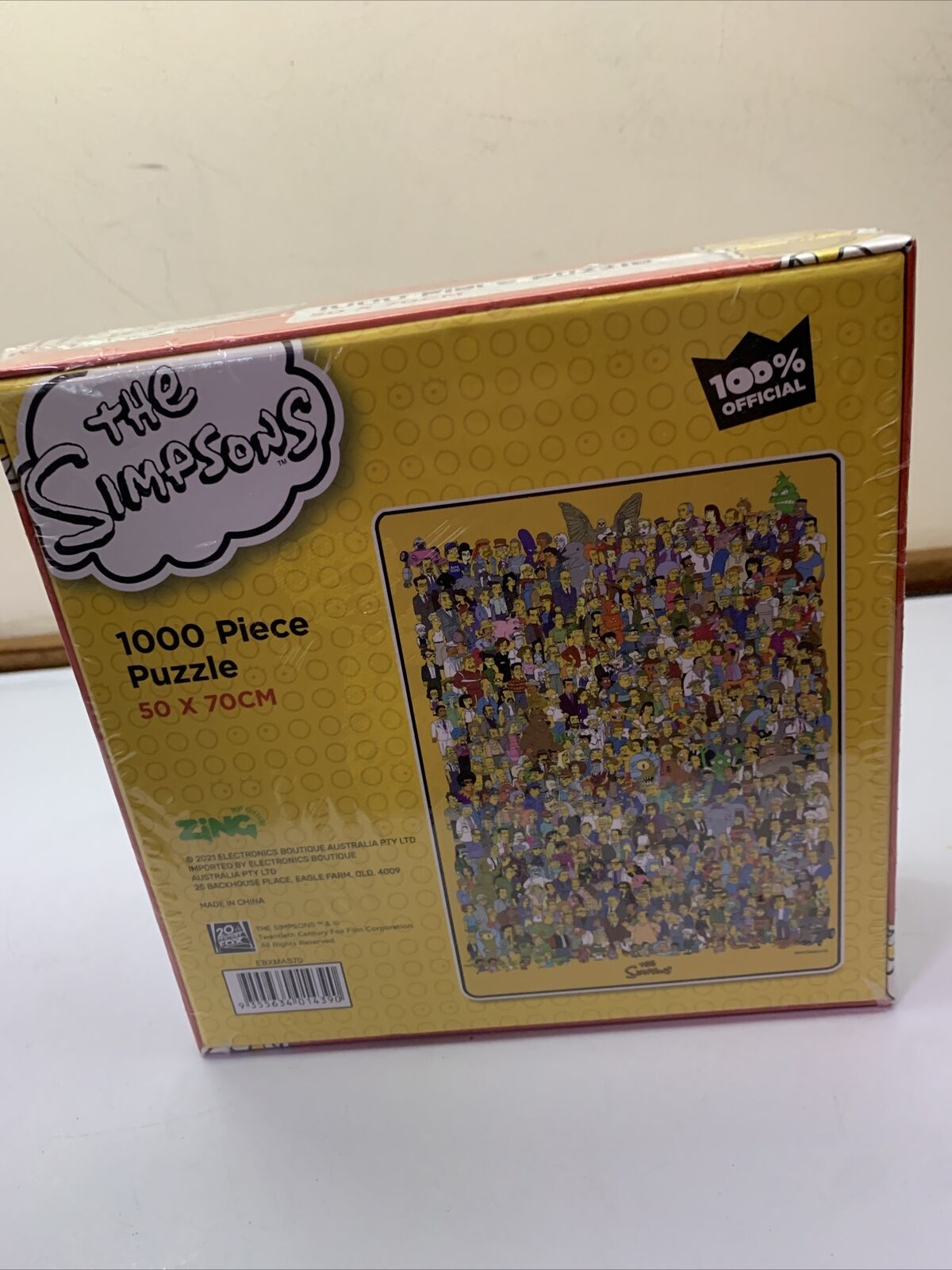 Genuine The Simpsons 1000 Piece Jigsaw Puzzle 50x70cm NEW Sealed
