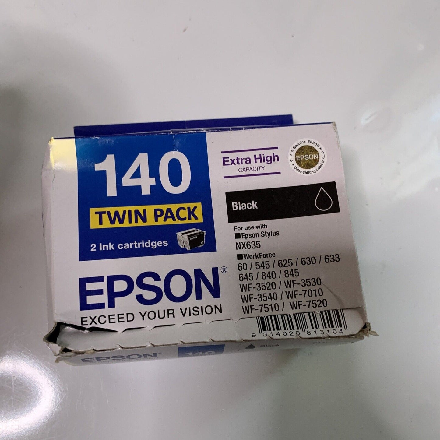 Epson 140 Twin Pack Black Ink Cartridge NEW