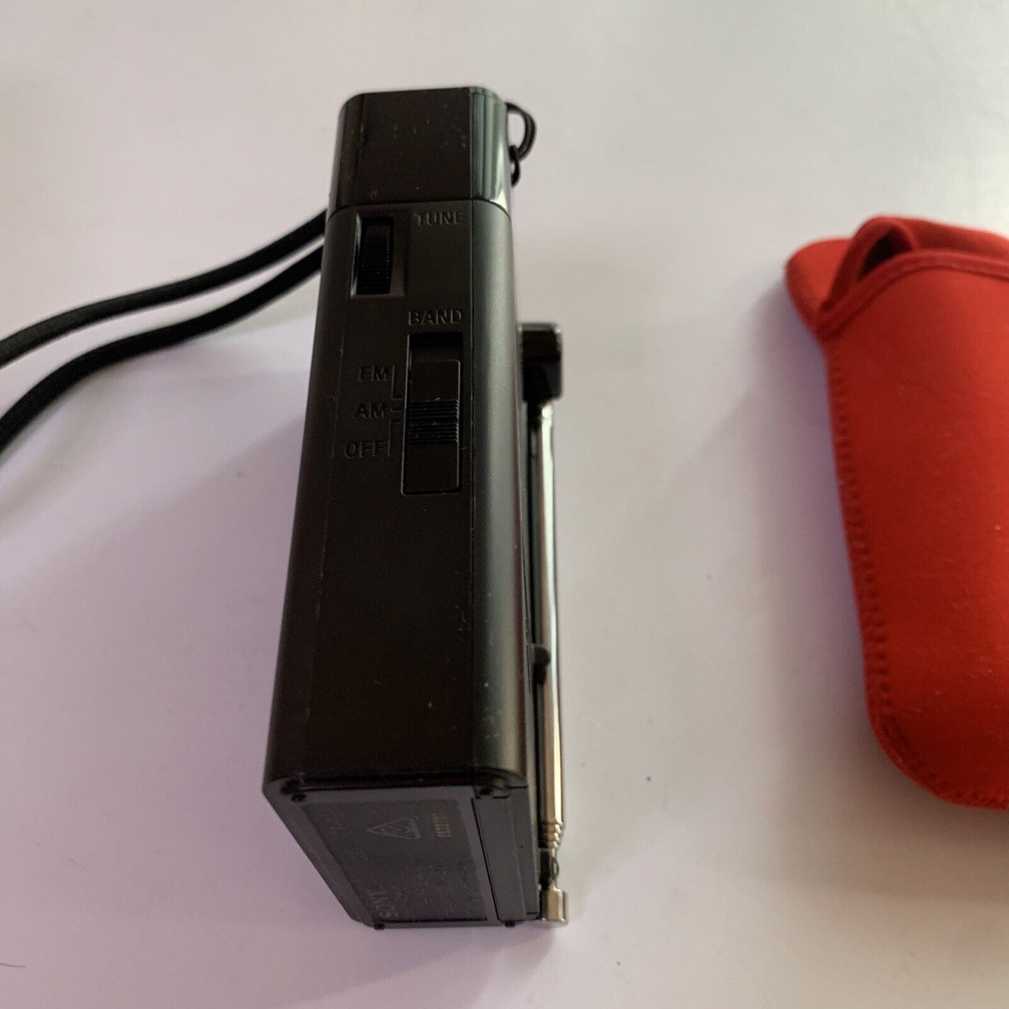 Sony Portable Radio ICF-P26 Built-in Speaker With Soft Carry Case