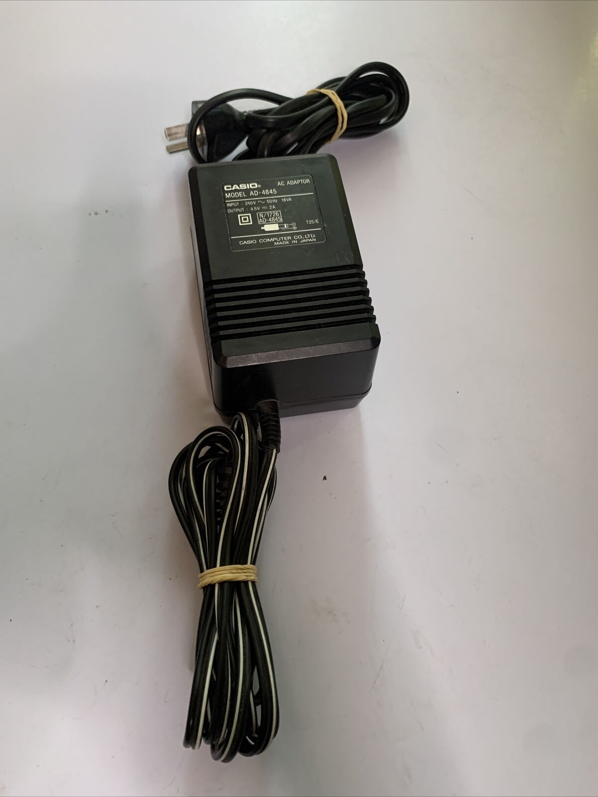 Casio HR-16 Printing Calculator With Power Supply