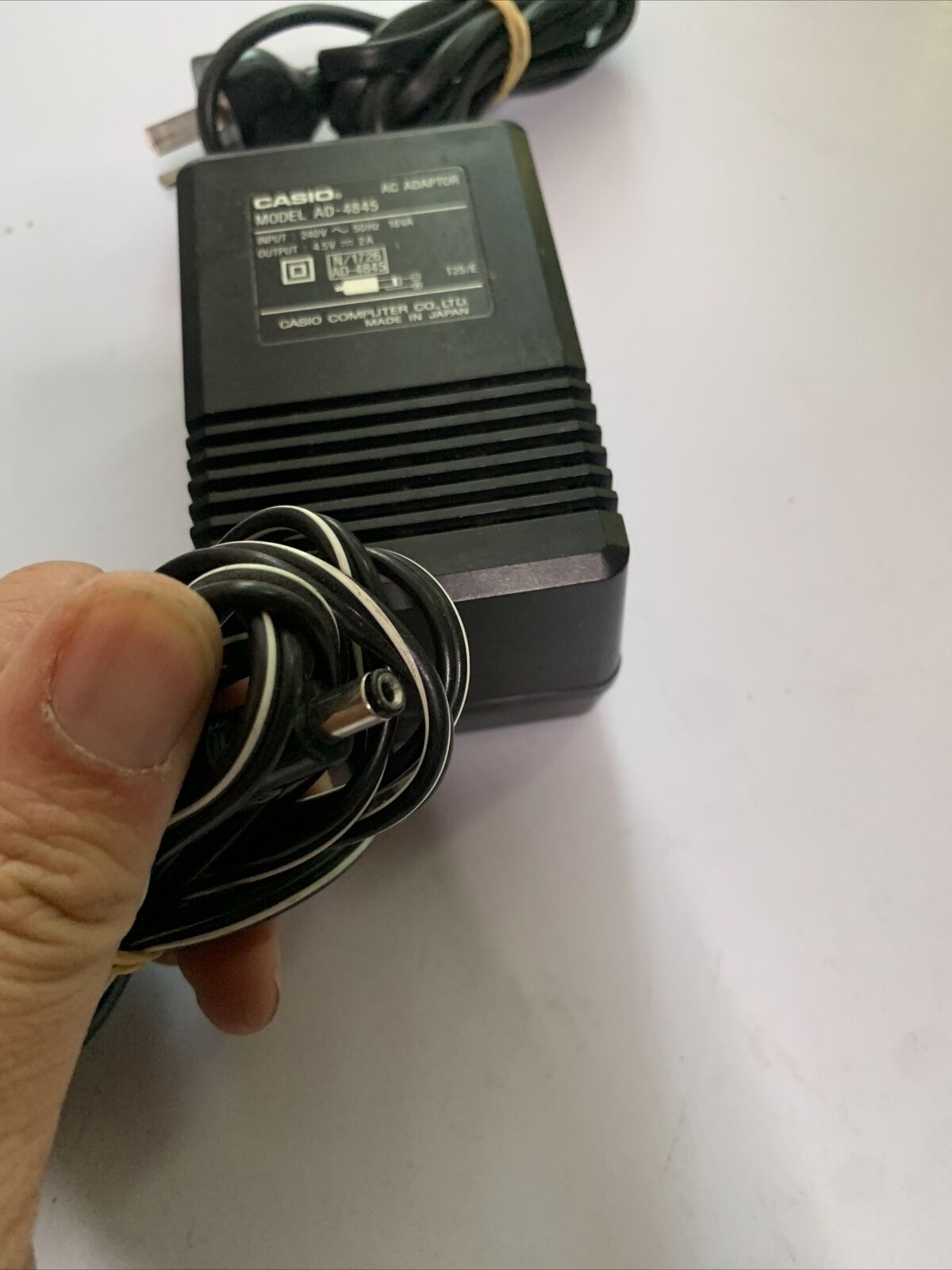 Casio HR-16 Printing Calculator With Power Supply