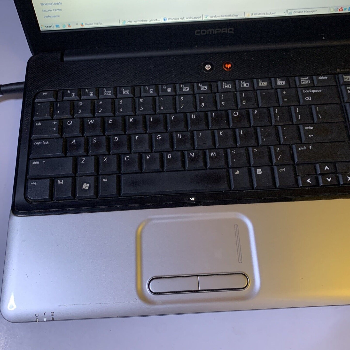 HP Compaq CQ60 Laptop Intel T1600 15.4" Vista DVD RW 2GB HDD 150GB *Battery Flat