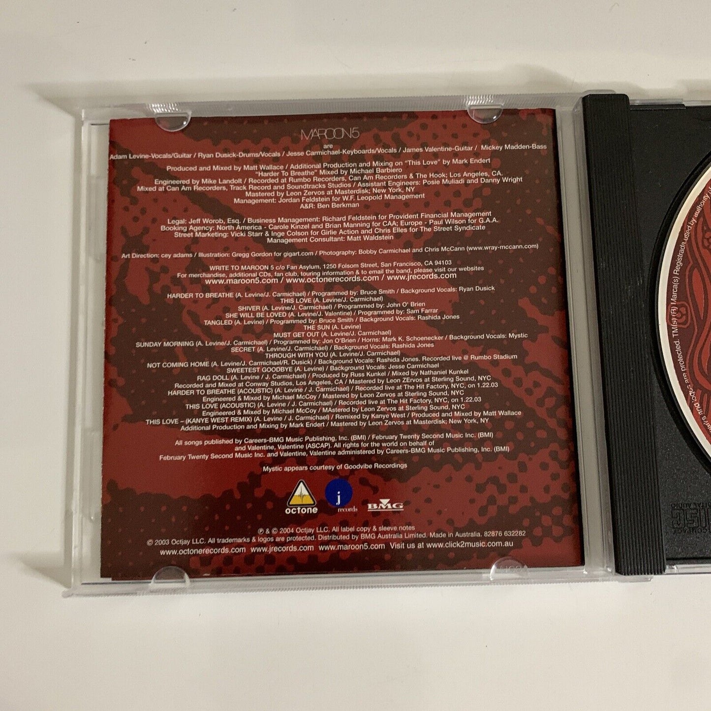 Maroon 5 – Songs About Jane with Bonus Tracks and Slip Case (CD, 2004)