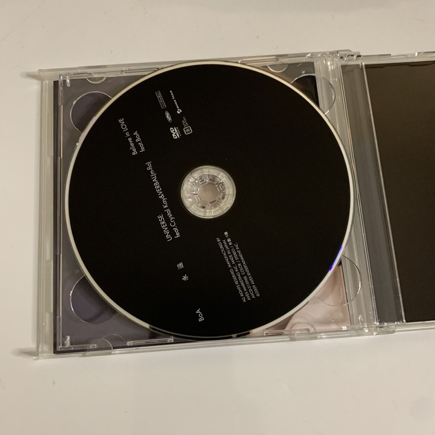 BoA – 永遠 / Universe / Believe In Love (CD + DVD, 2009) Obi Japan