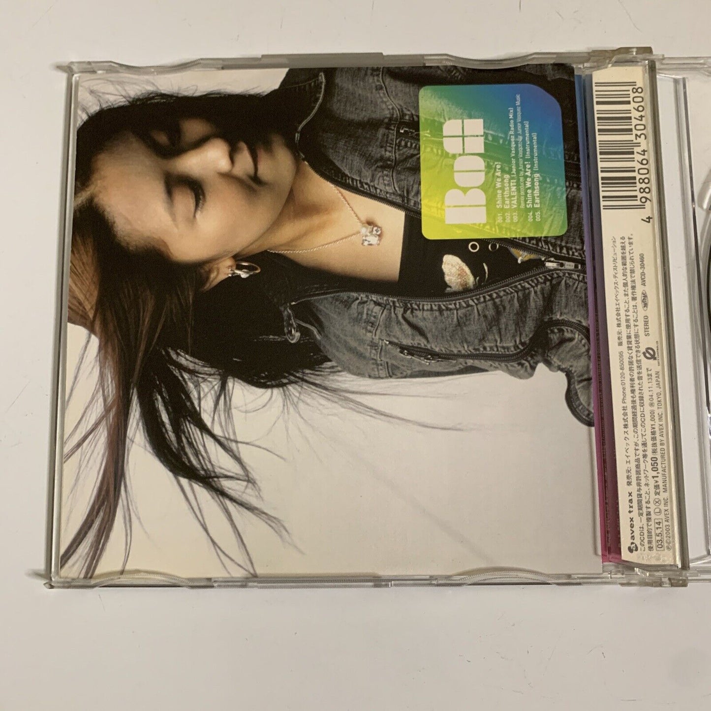 BoA – Shine We Are! / Earthsong (CD, 2003) Obi Japan AVCD-30460