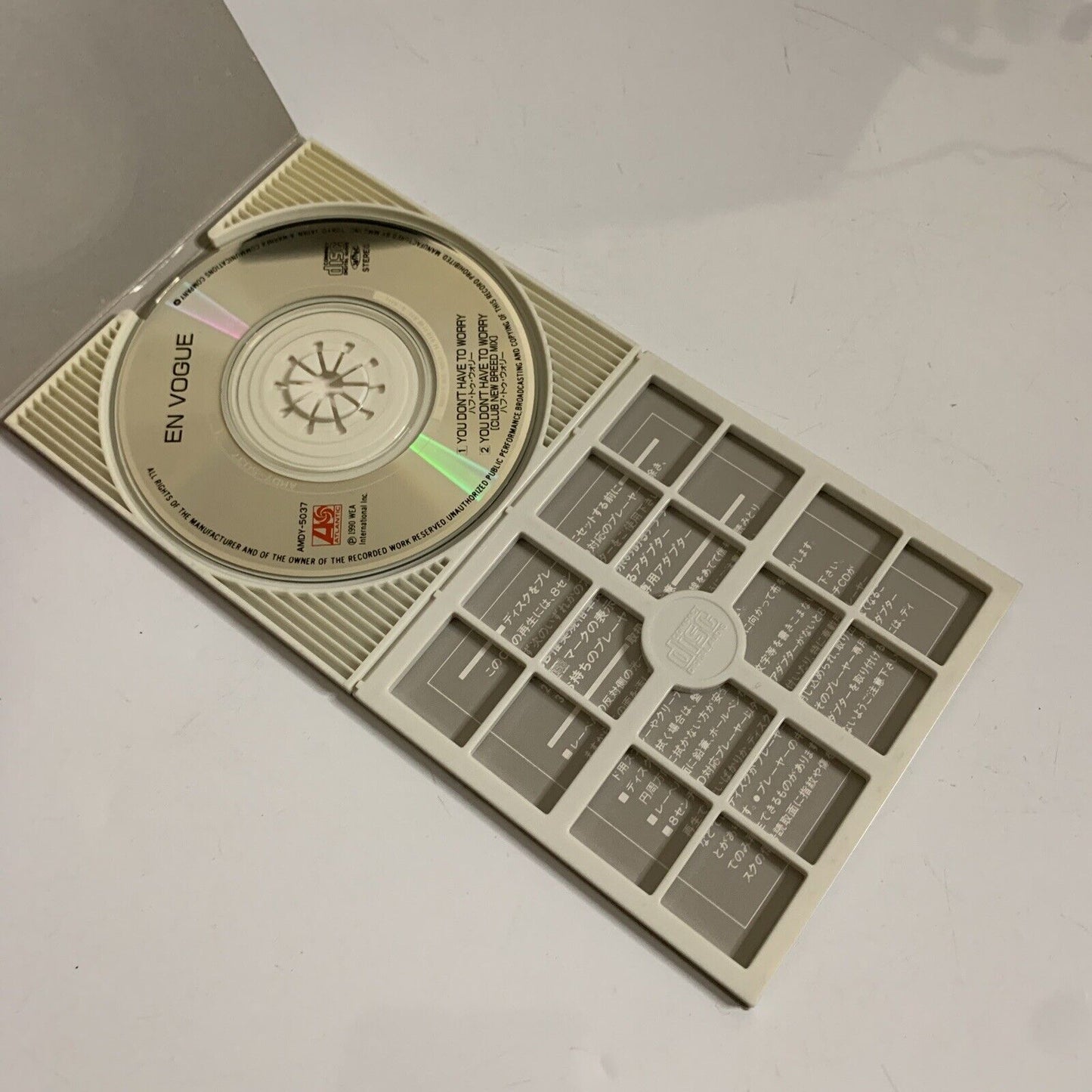 En Vogue – You Don't Have To Worry (CD, 1990) 8cm Mini Single Japan AMDY-5037