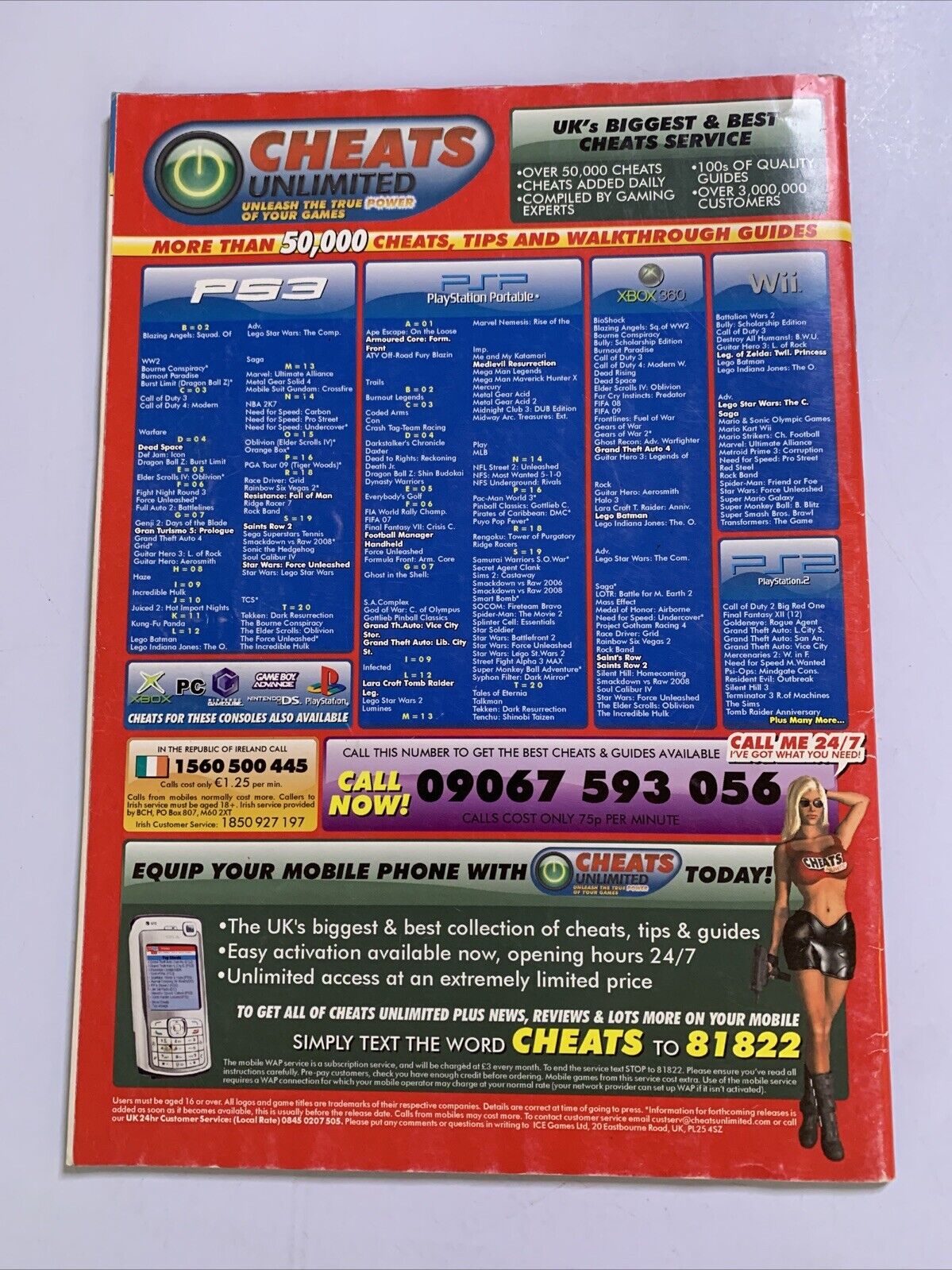 TipStation Cheats & Codes Magazine 9,873 Tricks and Secrets PS2 PS3 PSP Xbox 360