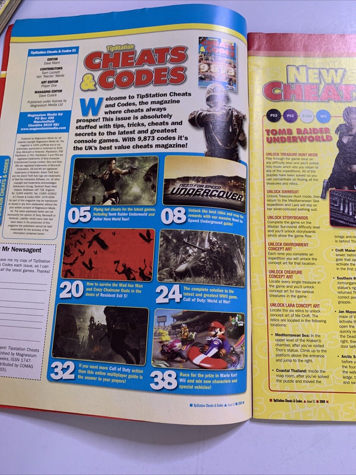 TipStation Cheats & Codes Magazine 9,873 Tricks and Secrets PS2 PS3 PSP Xbox 360