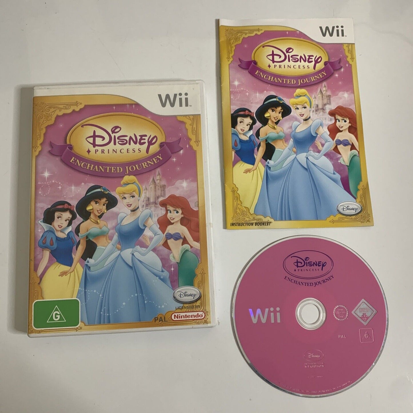 Disney Princess Enchanted Journey Nintendo Wii 2008 PAL Complete