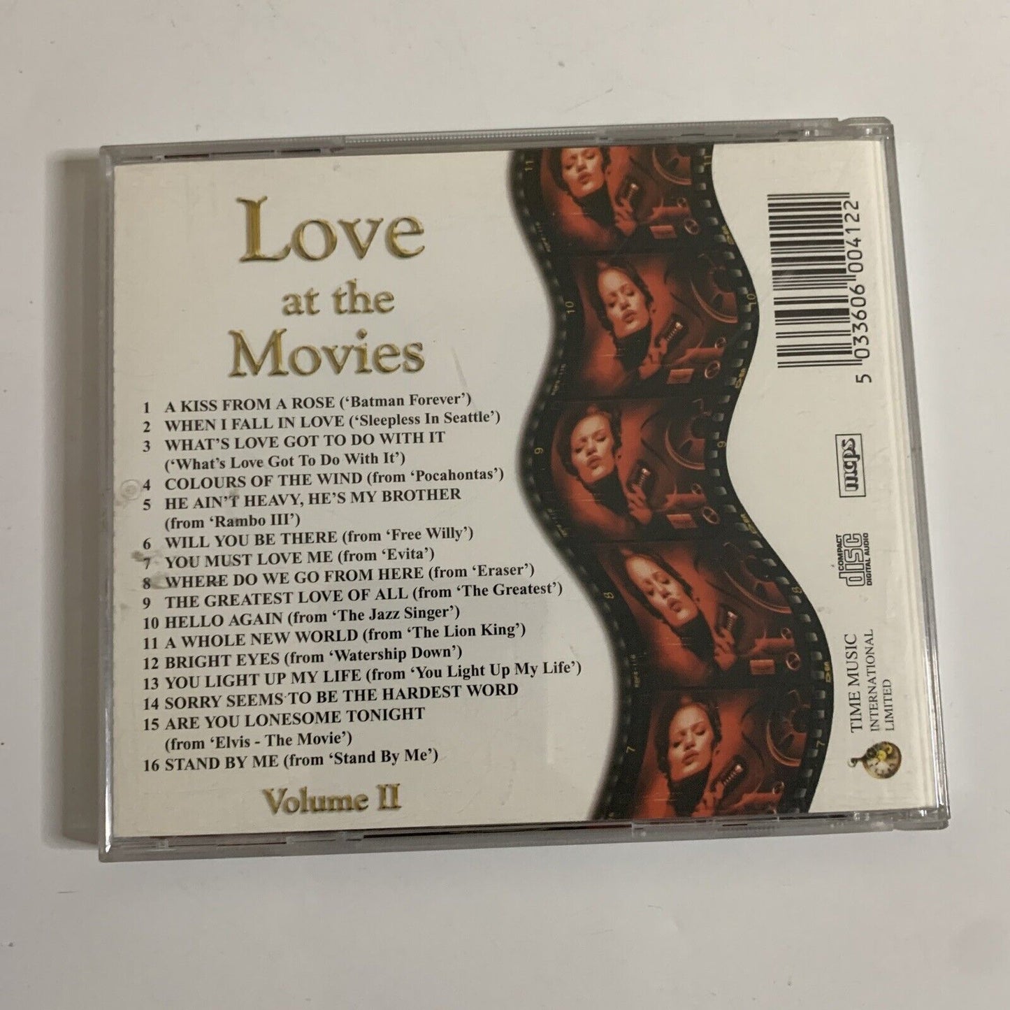 Love At The Movies Vol 2 by Various Artists (CD, 2002)