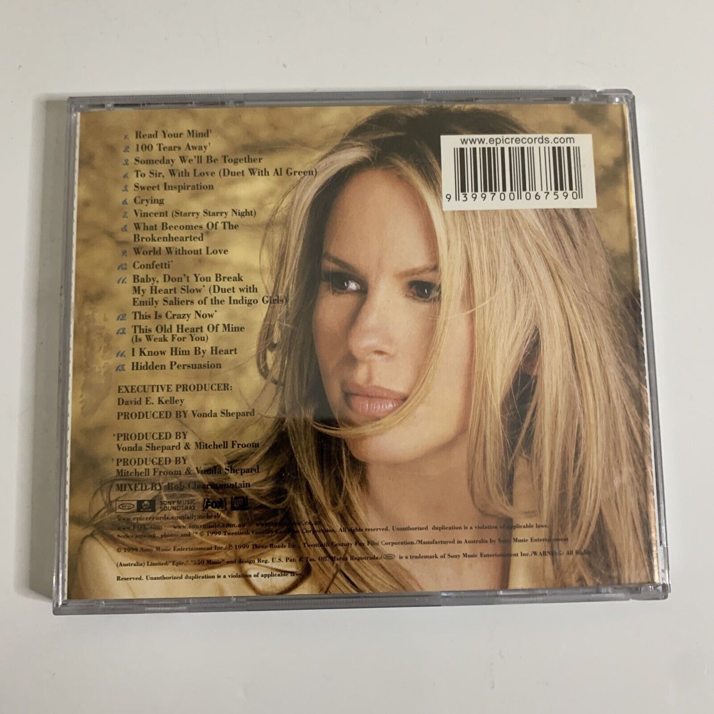 Heart And Soul New Songs From Ally McBeal Featuring Vonda Shepard (CD, 1999)