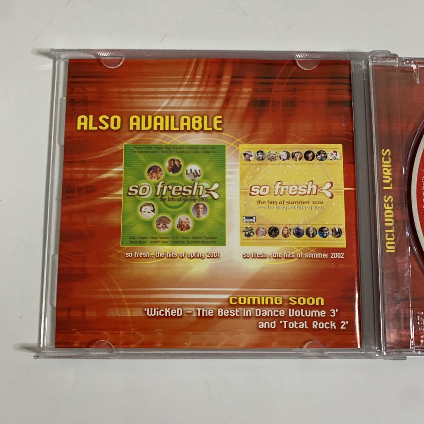 So Fresh The Hits Of Autumn 2002 Music (CD, 2002) Album