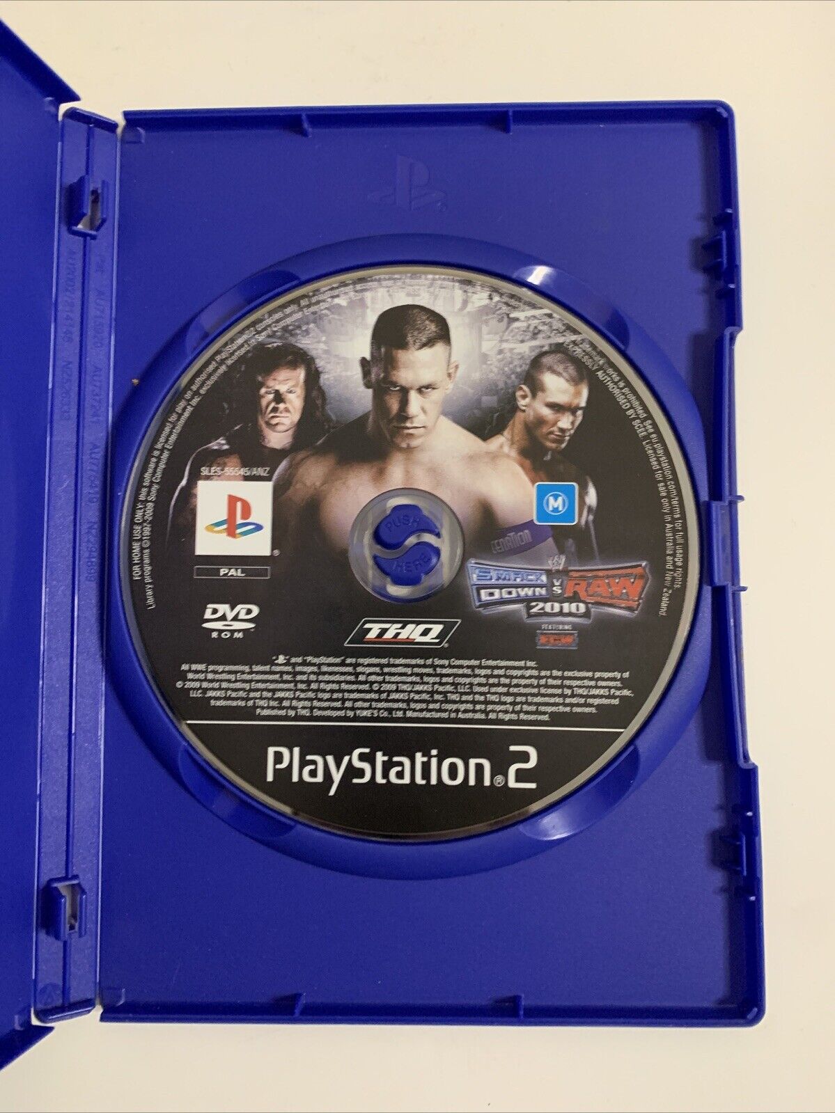 WWE Smack Down Vs Raw 2010 PS2 PlayStation 2 PAL Wrestling Game