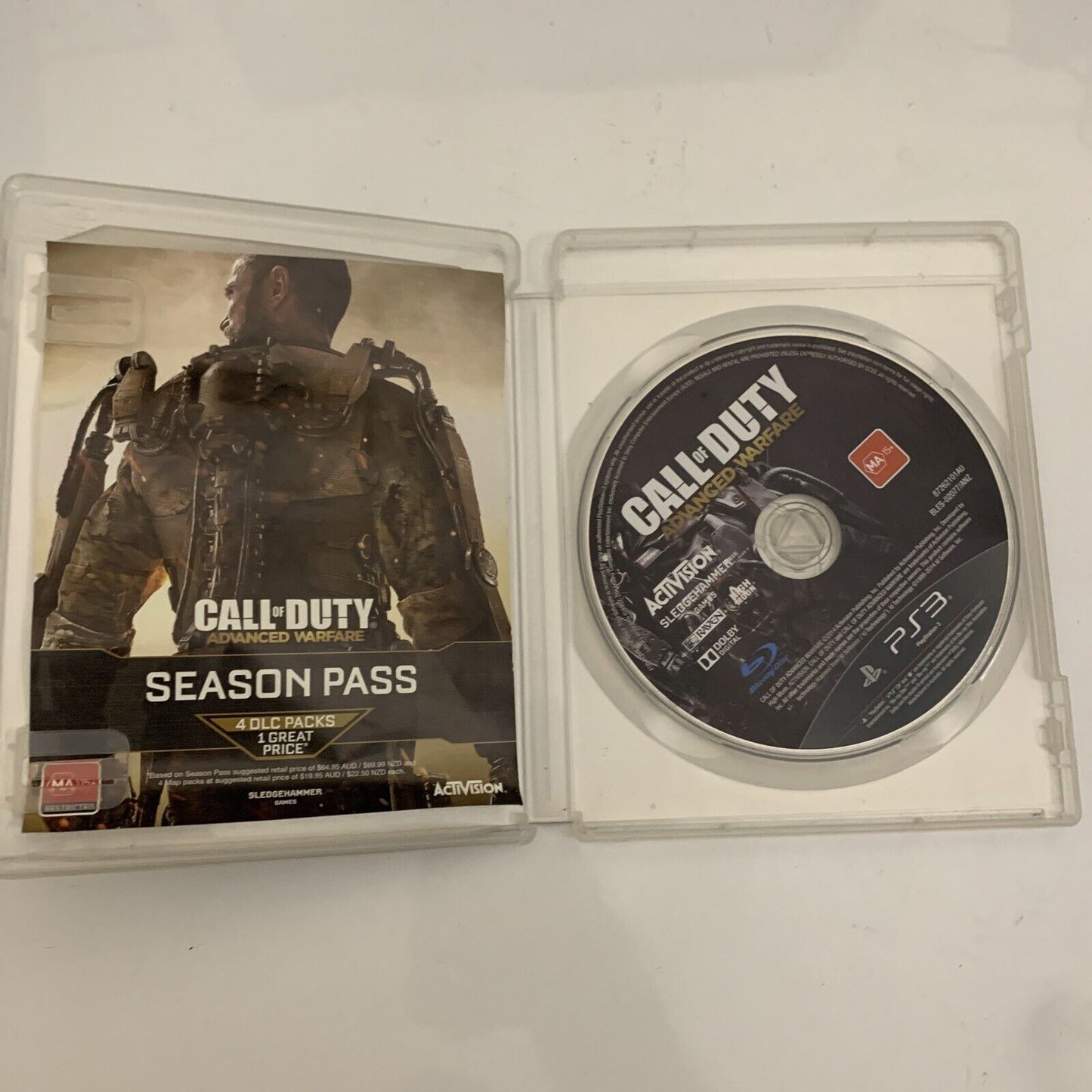 Call of Duty: Advanced Warfare PS3 Sony PlayStation 3 2014 FPS Game Complete