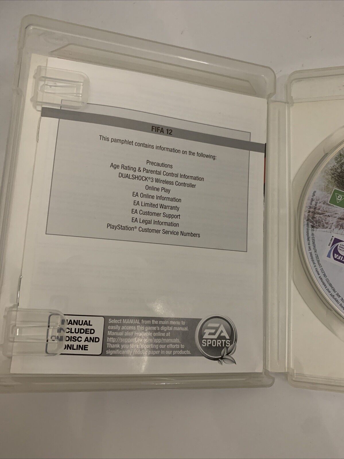 FIFA 12 PlayStation PS3 EA Sport Soccer Football Game