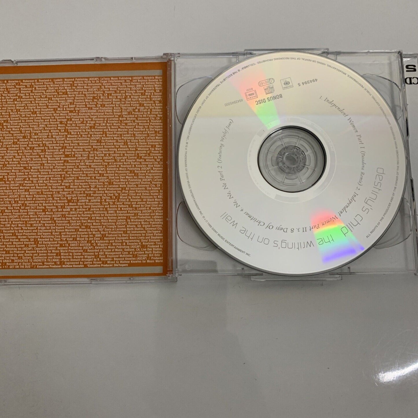 Destiny's Child – Independent Women + The Writings On The Wall (CD, 2000) 2 Disc